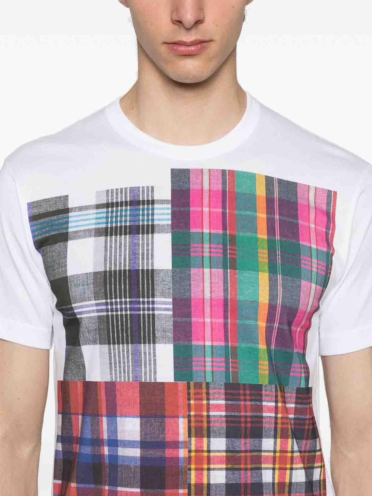 T-shirt with printing FOT0070511WHITECHECK (Comme Des Garçons / Tシャツ・カットソー ) | Comme Des Garçons (コムデギャルソン)(3)