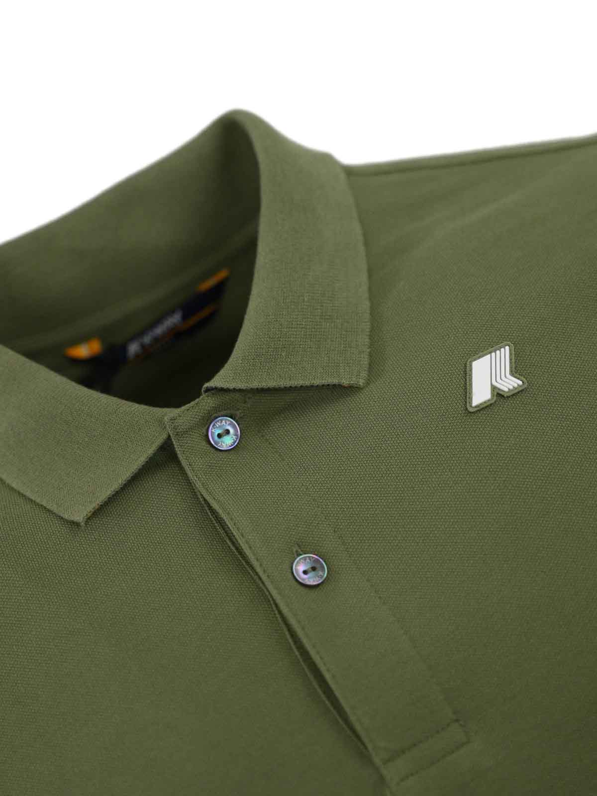 Vincent Piquet Polo Shirt In Cotton K1125BWV15 (K-WAY / ポロシャツ ) | K-WAY (ケーウェイ)(2)