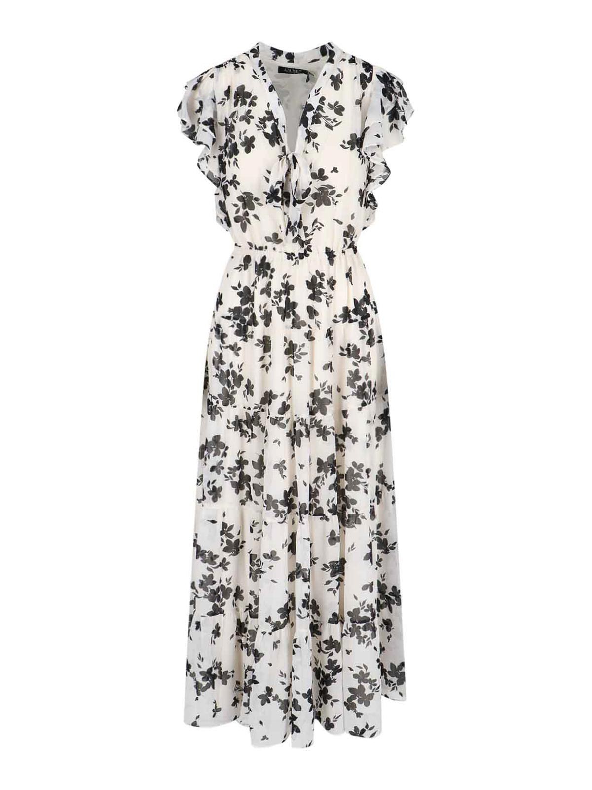 Draped maxi dress 200963677001 (LAUREN RALPH LAUREN / ワンピース・ドレス・オールインワン ) | LAUREN RALPH LAUREN (ローレン ラルフ ローレン)