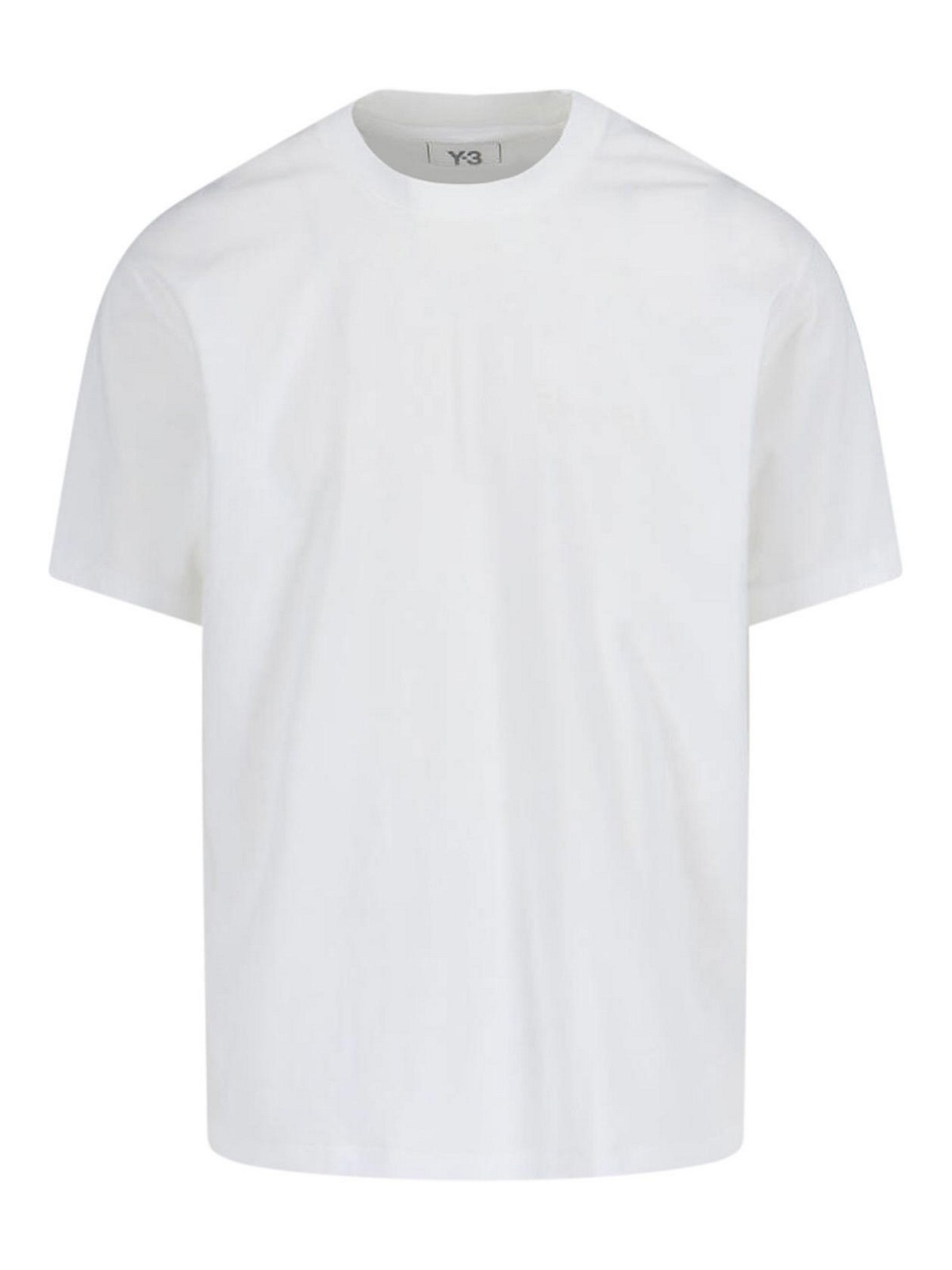 Tシャツ・カットソー Y-3 FW25 BASIC LOGO TEE (JD9829 W) adidas Y-3 Regular Short Sleeve Tee - White | Free Shipping