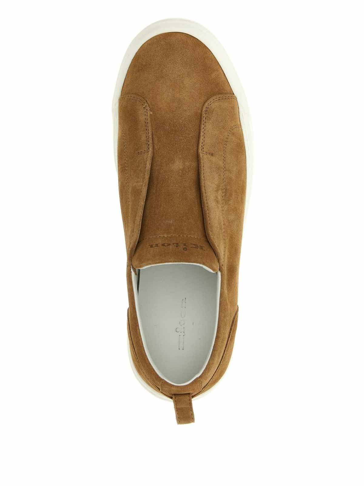 Sneakers in suede leather USSA279N0120407003 (Kiton / スニーカー ) | Kiton (キートン)(1)