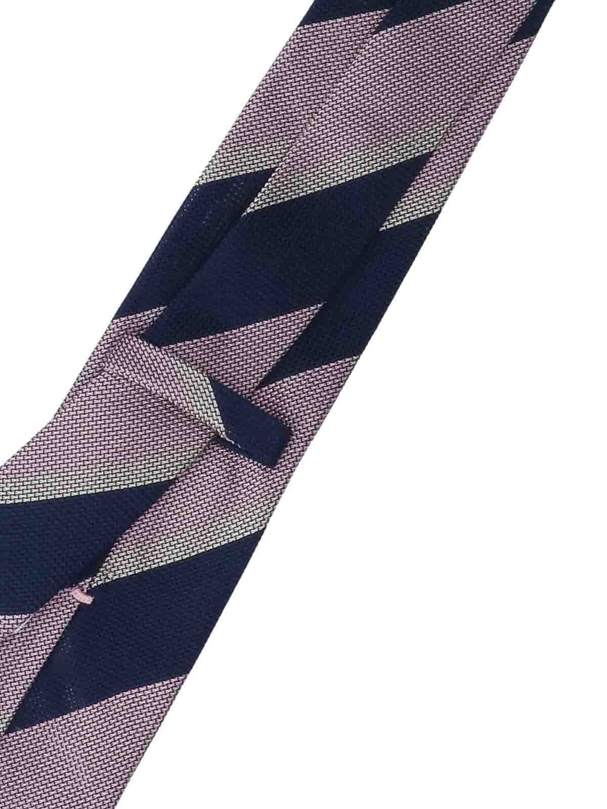 Silk stripe tie AT350004 (Cesare Attolini / ネクタイ ) | Cesare Attolini (チェザーレ アットリーニ)(2)