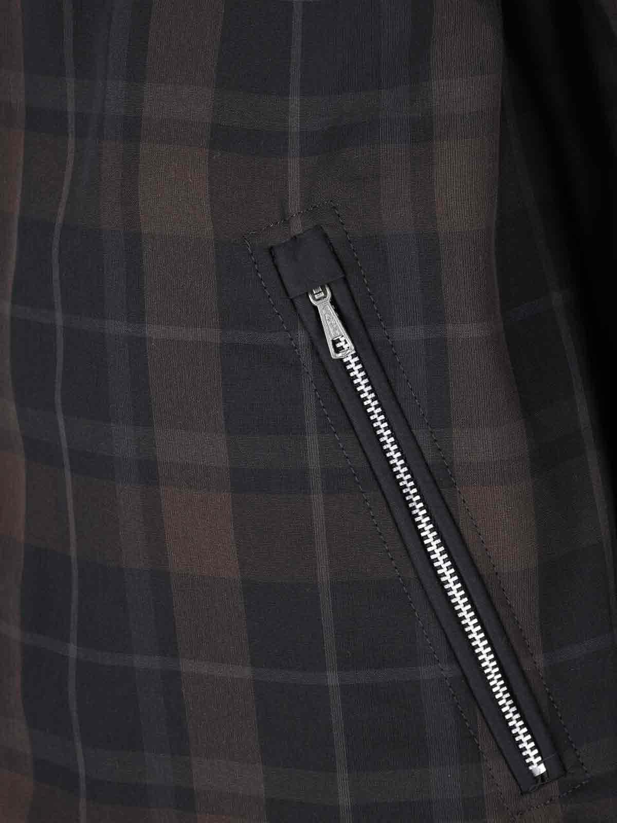 Knitted zip sweatshirt M2251RBSCBLACKSHADOWCHECK (OUR LEGACY / カジュアルジャケット ) | OUR LEGACY (アワーレガシー)(2)