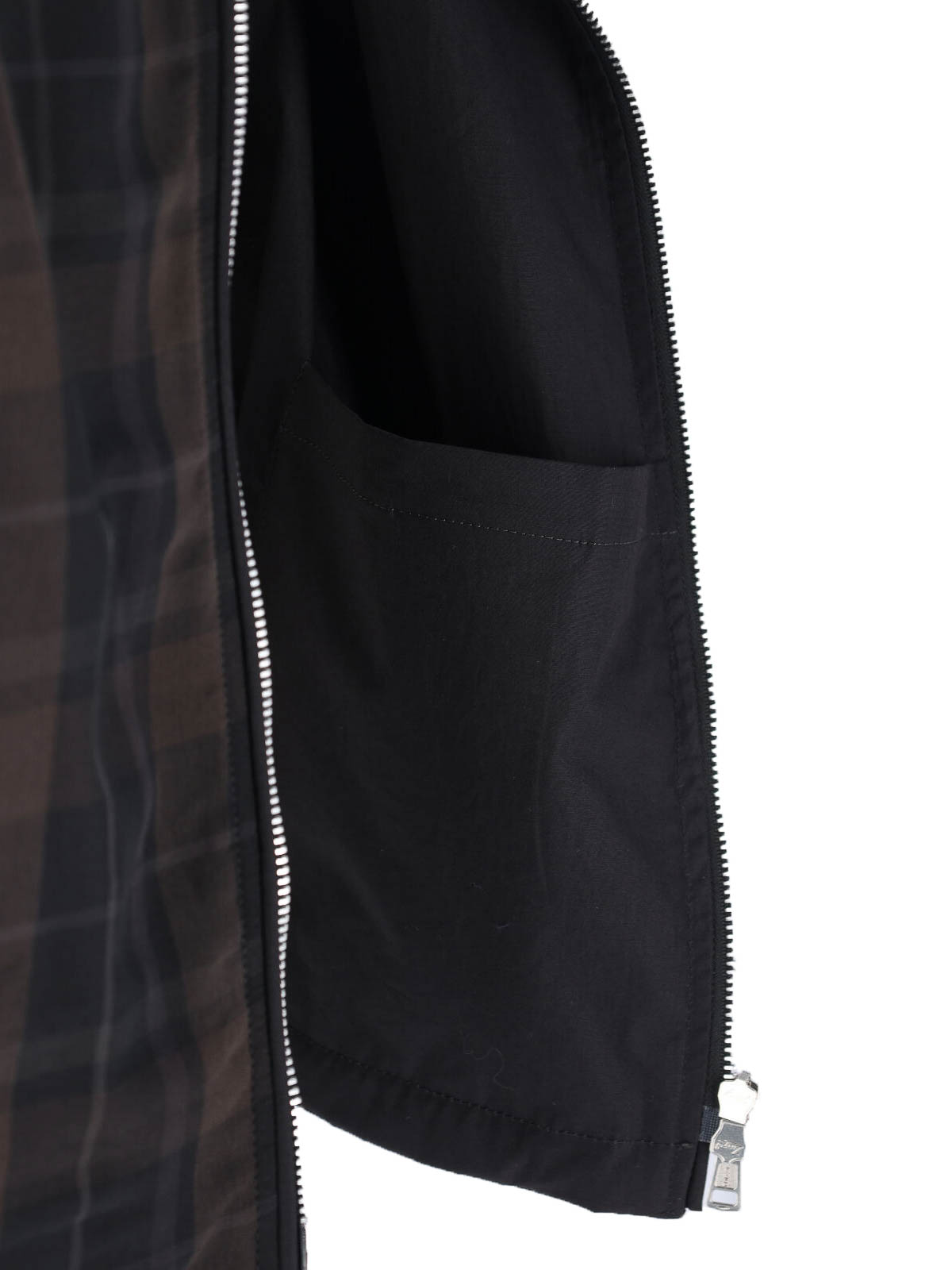 Knitted zip sweatshirt M2251RBSCBLACKSHADOWCHECK (OUR LEGACY / カジュアルジャケット ) | OUR LEGACY (アワーレガシー)(4)