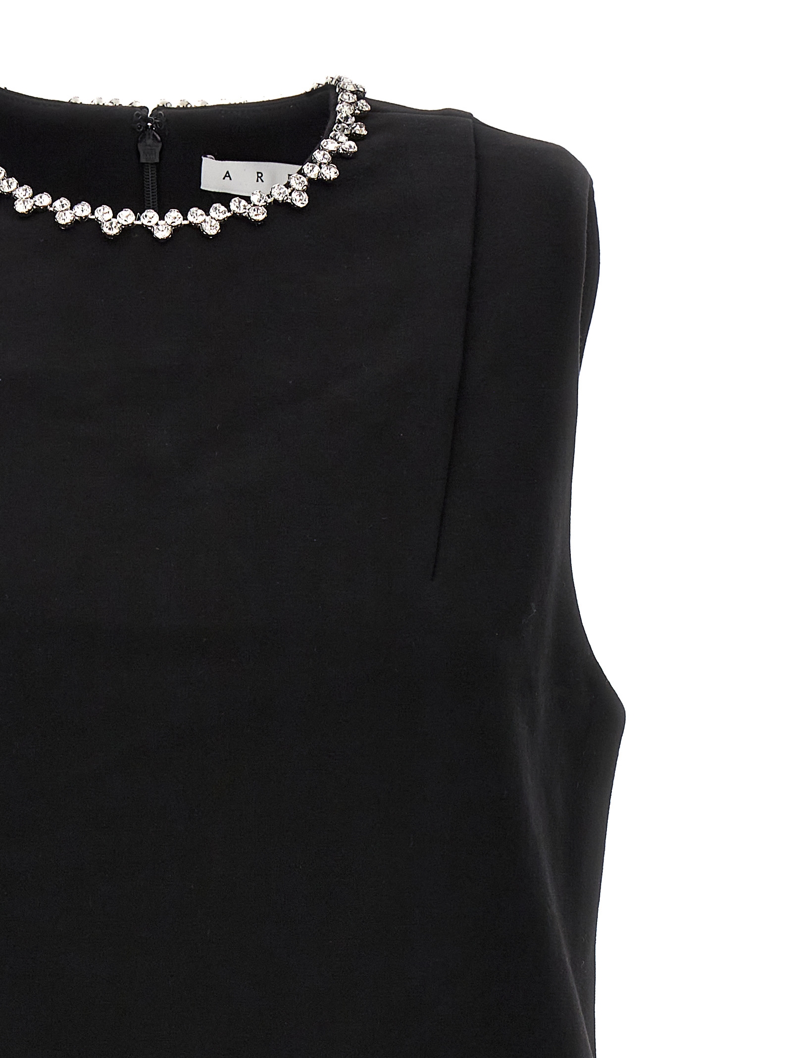 'Crystal Heart Back' dress 0000D07184BLACK (AREA / ワンピース・ドレス・オールインワン ) | AREA (エリア)(2)