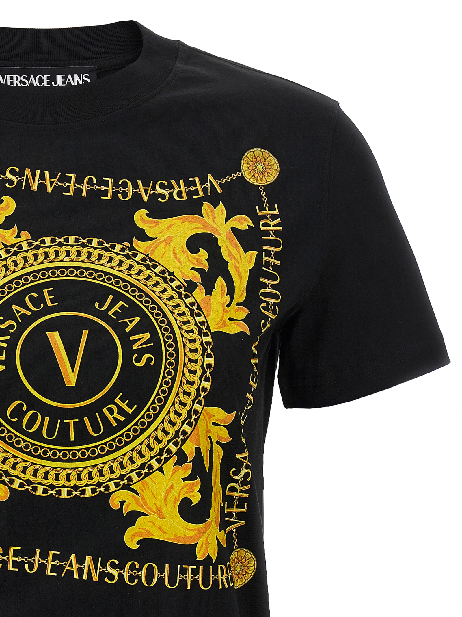 Printed T-shirt 75HAHF07CJ00FG89 (VERSACE JEANS COUTURE / Tシャツ・カットソー ) | VERSACE JEANS COUTURE (ヴェルサーチェ ジーンズ クチュール)(2)