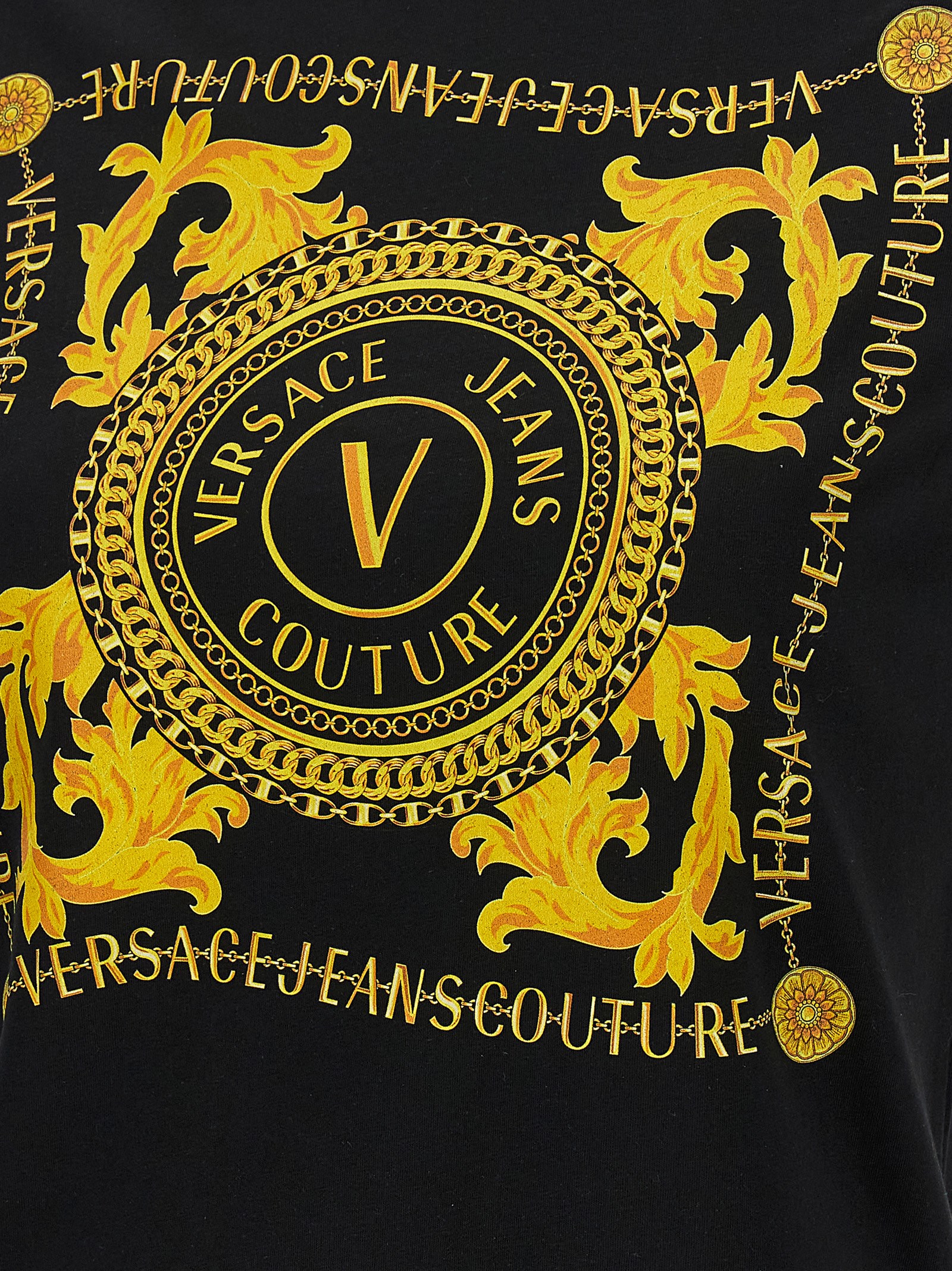 Printed T-shirt 75HAHF07CJ00FG89 (VERSACE JEANS COUTURE / Tシャツ・カットソー ) | VERSACE JEANS COUTURE (ヴェルサーチェ ジーンズ クチュール)(3)