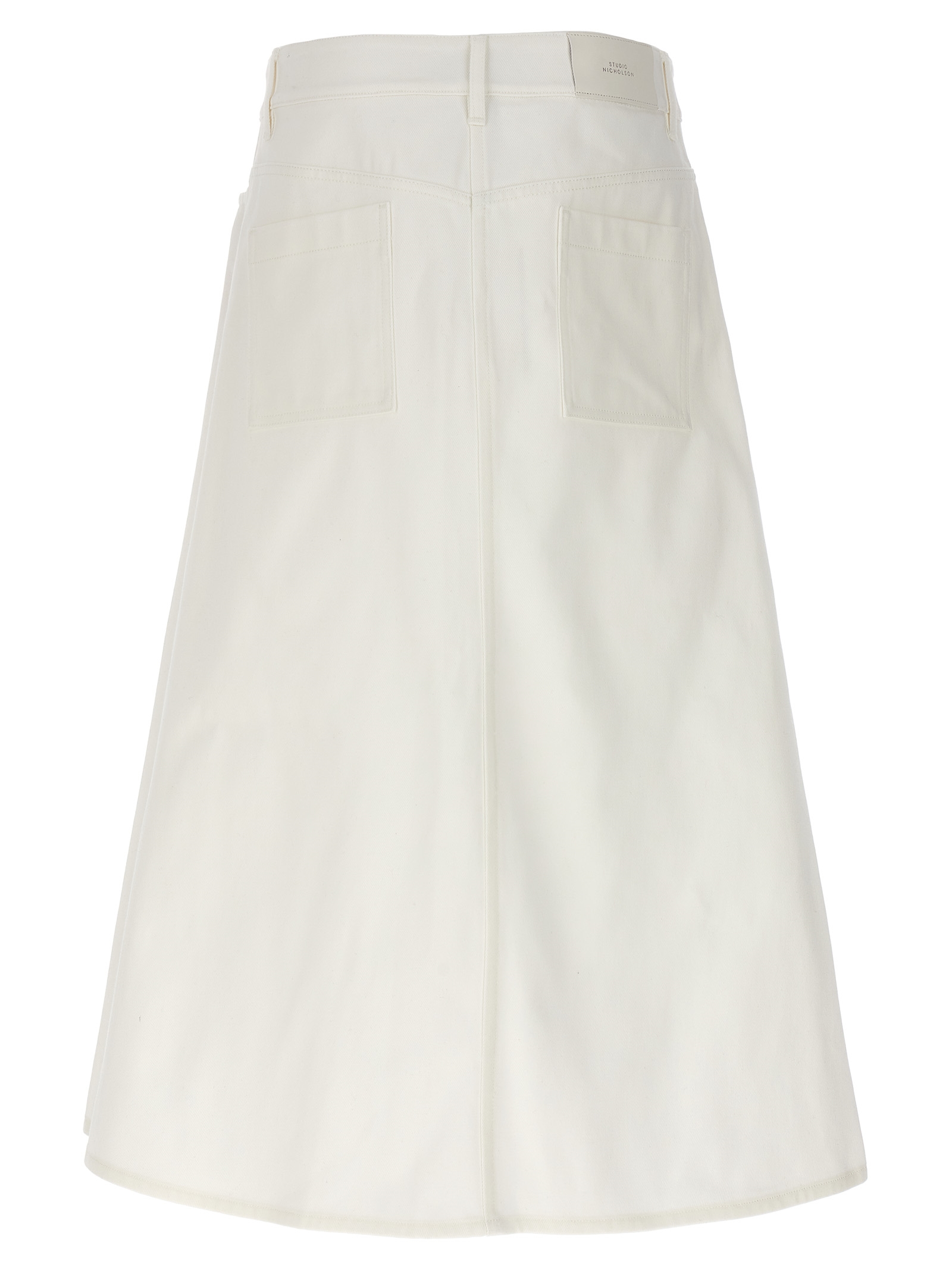 'Baringo' midi skirt BARINGOWHITE (Studio Nicholson / スカート ) | Studio Nicholson (スタジオニコルソン)(1)
