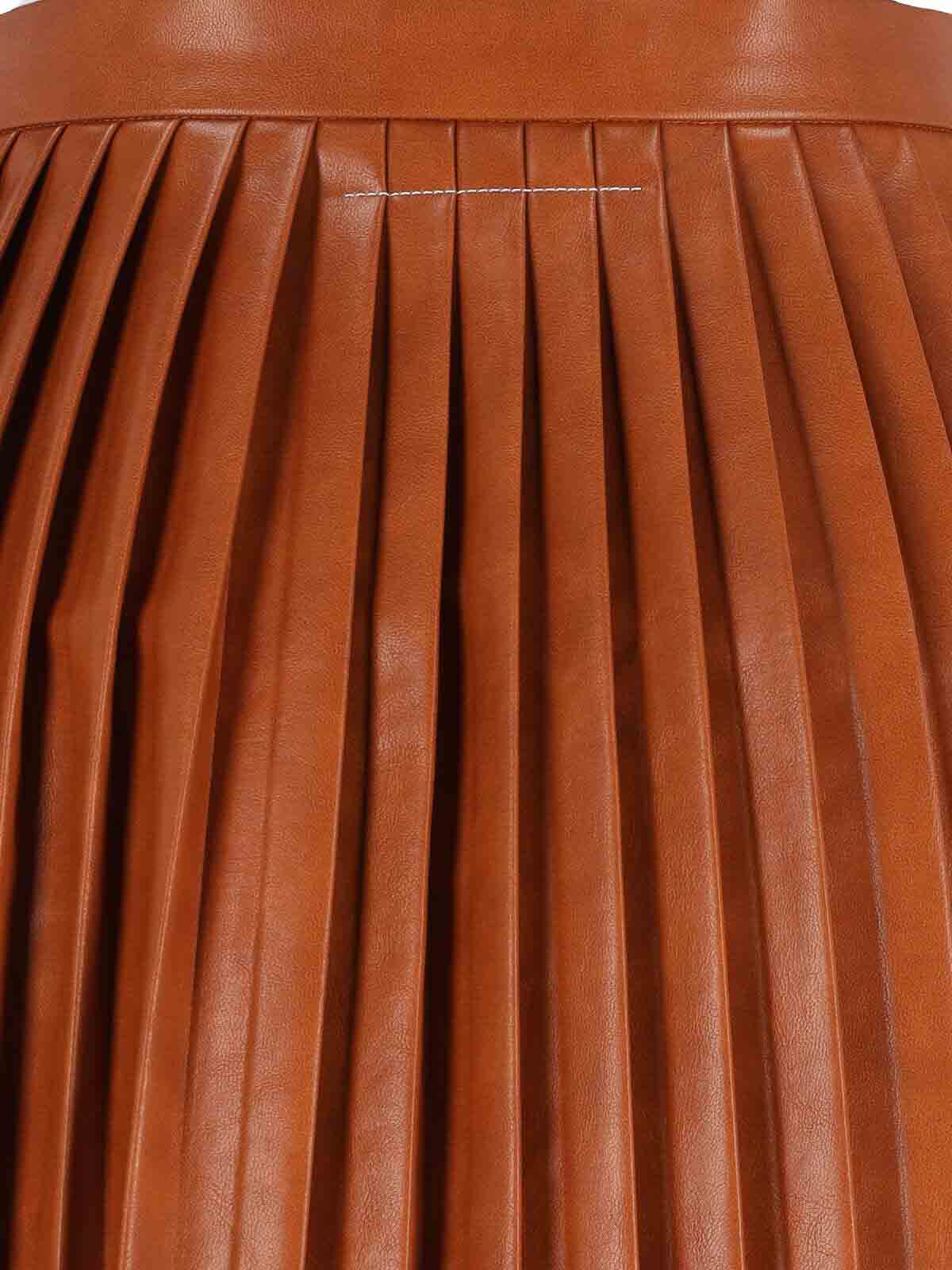 Pleated MIDI skirt S52MA0199M35465188 (MM6 Maison Margiela / スカート ) | MM6 Maison Margiela (エムエムシックス)(3)