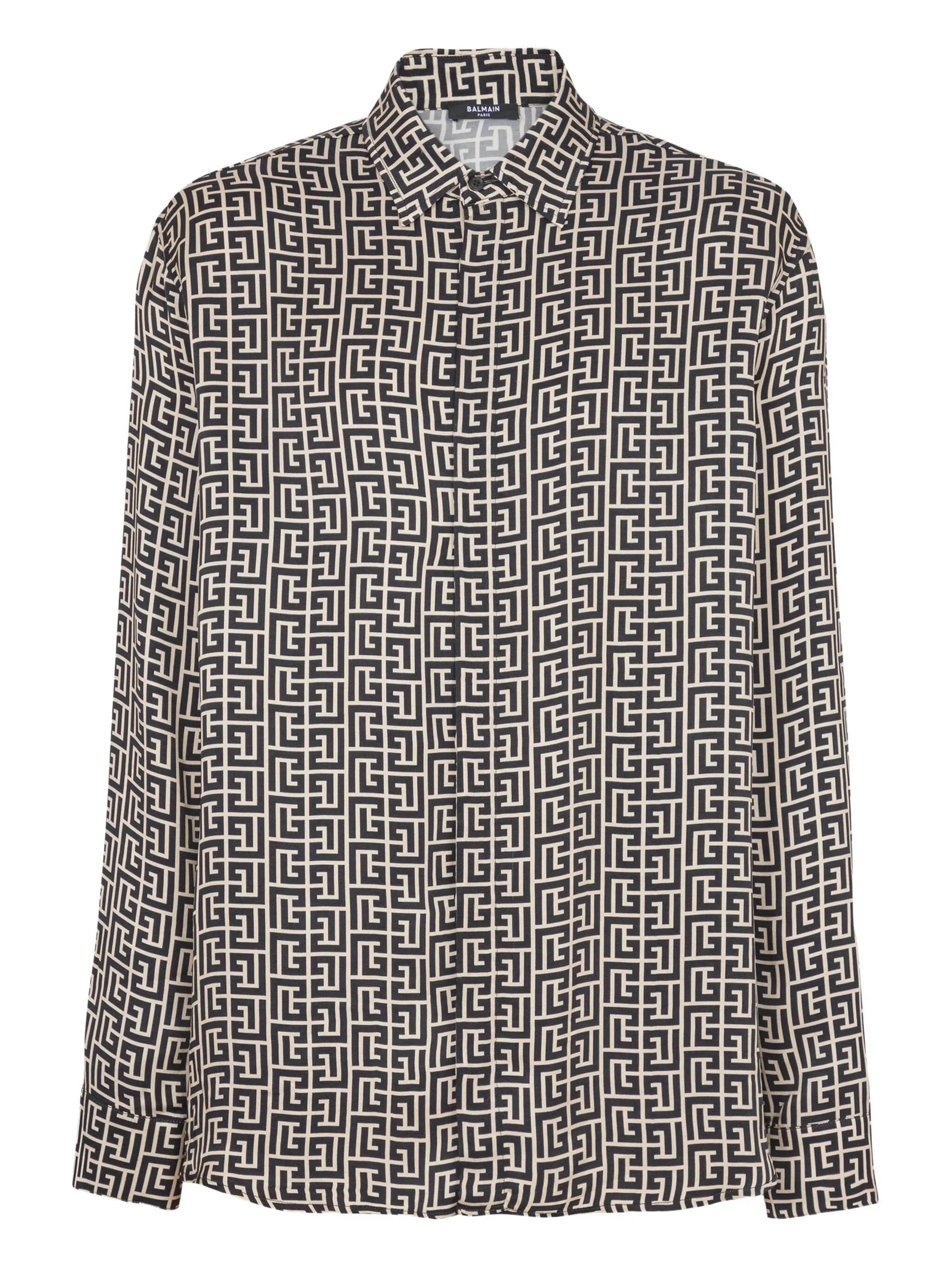 Balmain Shirts Black FH1HS485VI36GFE (Balmain / シャツ・ブラウス ) | Balmain (バルマン)