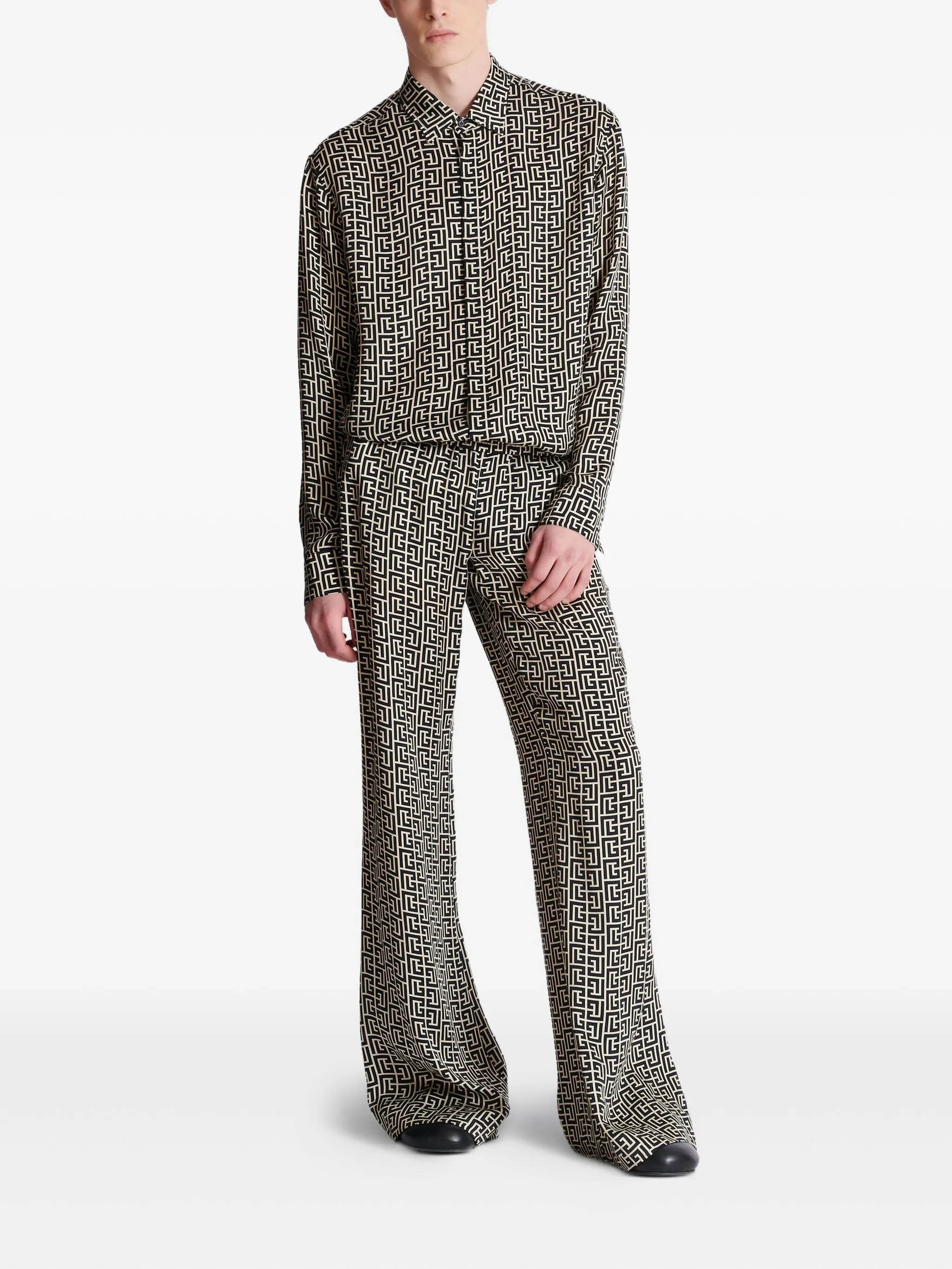 Balmain Shirts Black FH1HS485VI36GFE (Balmain / シャツ・ブラウス ) | Balmain (バルマン)(1)