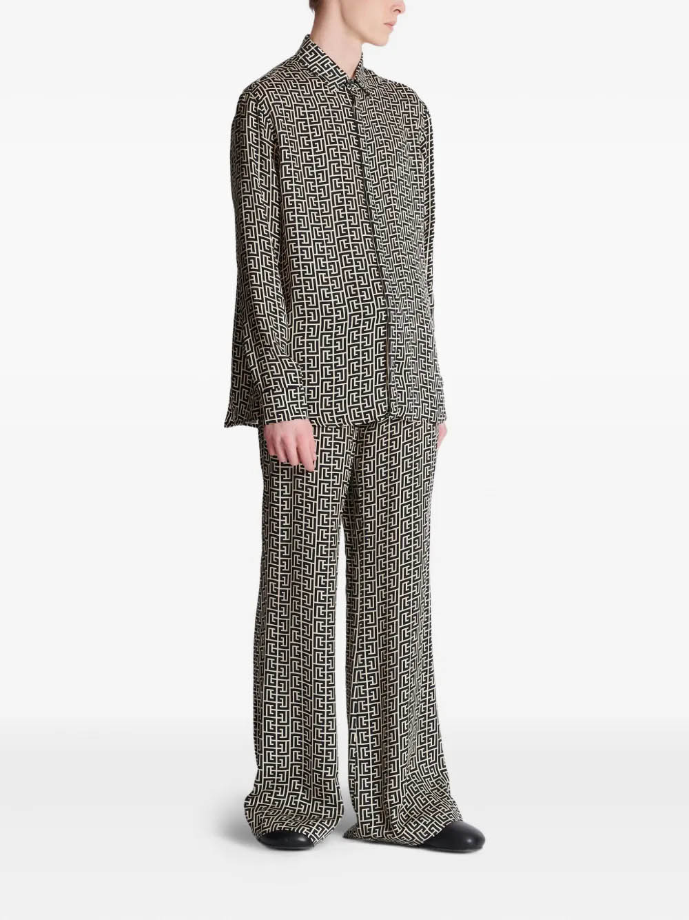 Balmain Shirts Black FH1HS485VI36GFE (Balmain / シャツ・ブラウス ) | Balmain (バルマン)(2)