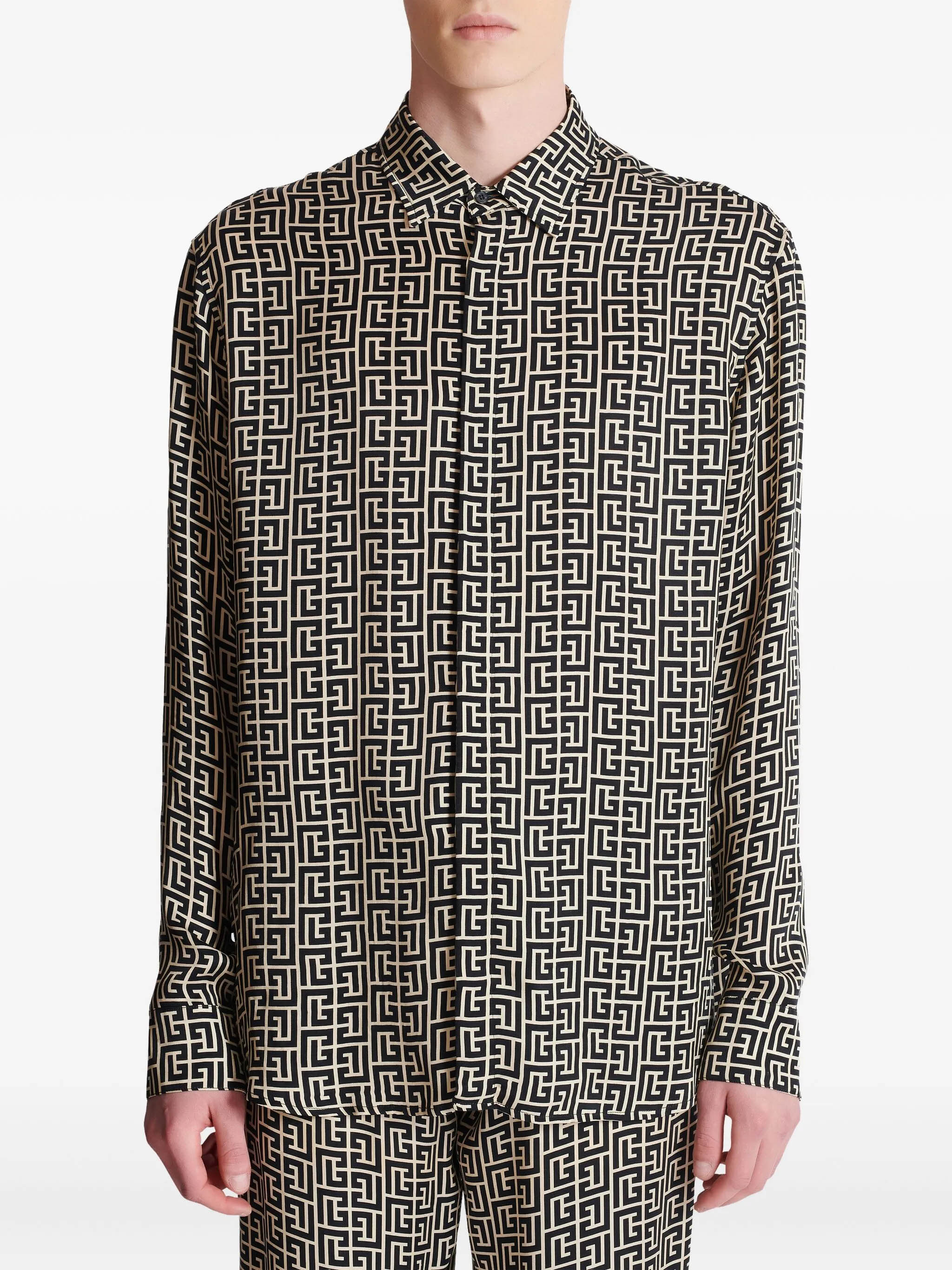 Balmain Shirts Black FH1HS485VI36GFE (Balmain / シャツ・ブラウス ) | Balmain (バルマン)(5)