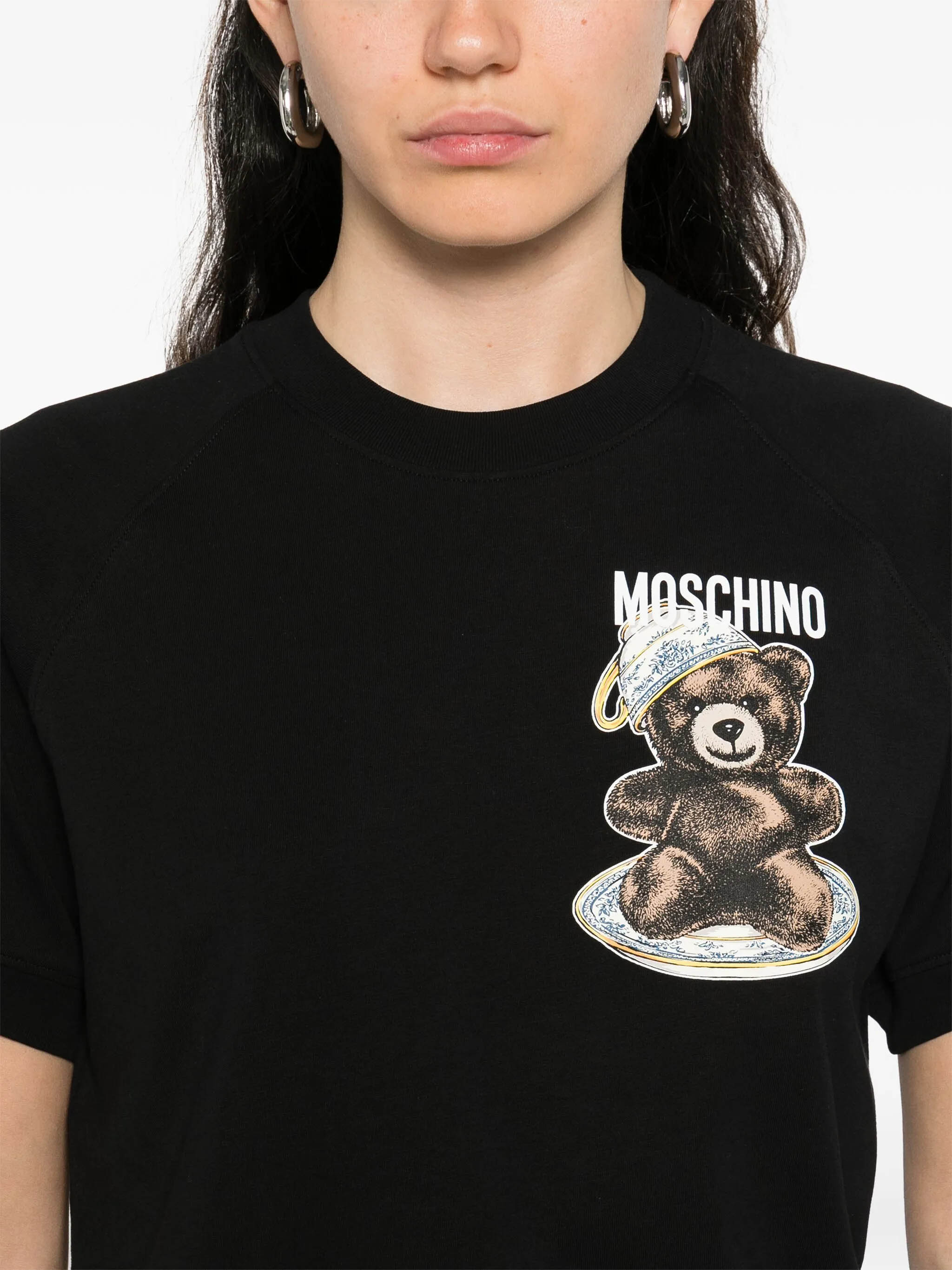Moschino T-shirts and Polos Black V072555411555 (MOSCHINO / Tシャツ・カットソー ) | MOSCHINO (モスキーノ)(4)