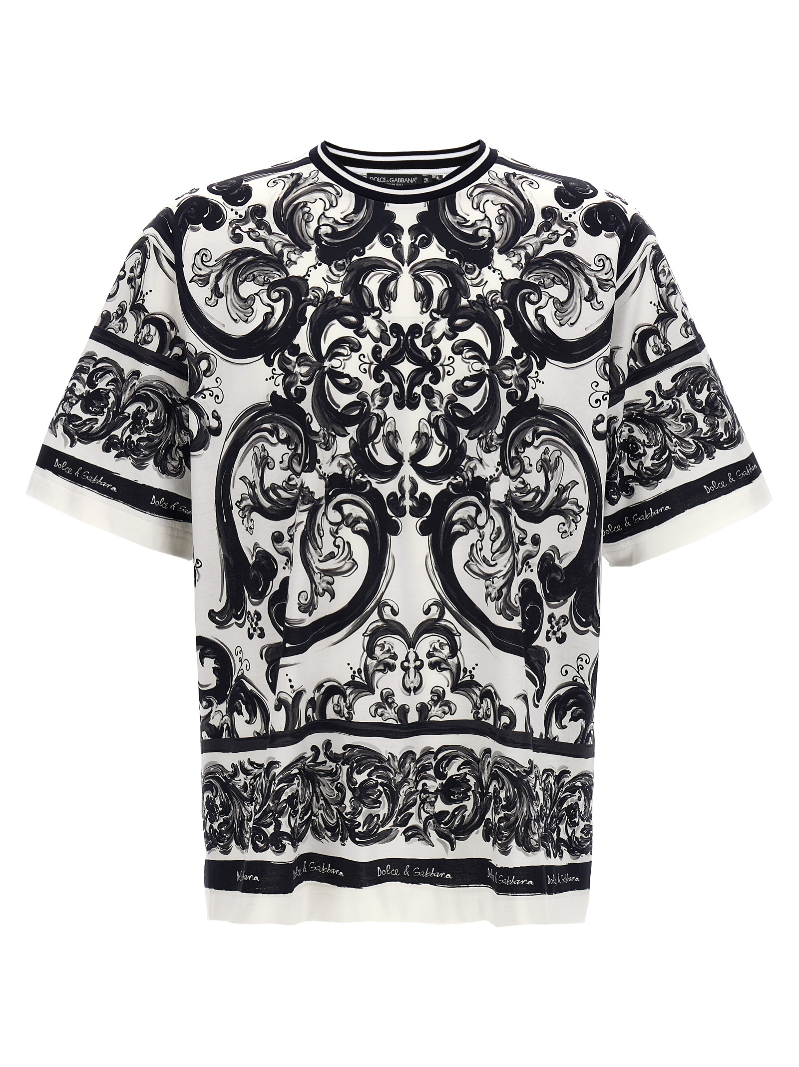 'Maiolica' print T-shirt G8PN9TII7HMHX5DQ (Dolce & Gabbana / Tシャツ・カットソー ) | Dolce & Gabbana (ドルチェガッバーナ)