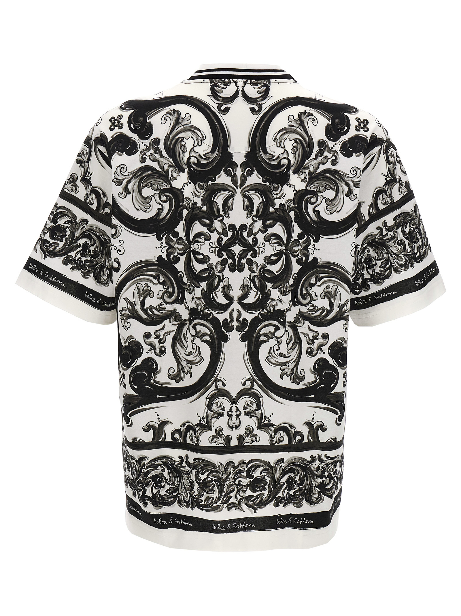 'Maiolica' print T-shirt G8PN9TII7HMHX5DQ (Dolce & Gabbana / Tシャツ・カットソー ) | Dolce & Gabbana (ドルチェガッバーナ)(1)