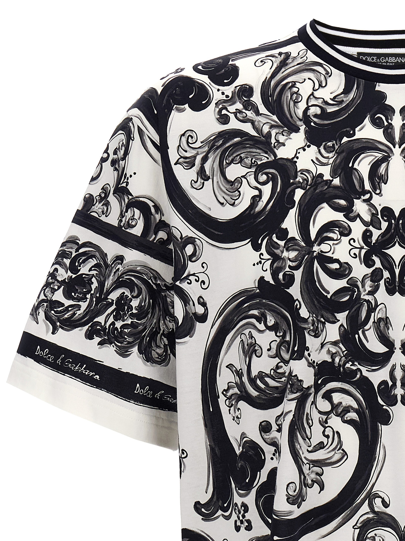 'Maiolica' print T-shirt G8PN9TII7HMHX5DQ (Dolce & Gabbana / Tシャツ・カットソー ) | Dolce & Gabbana (ドルチェガッバーナ)(2)