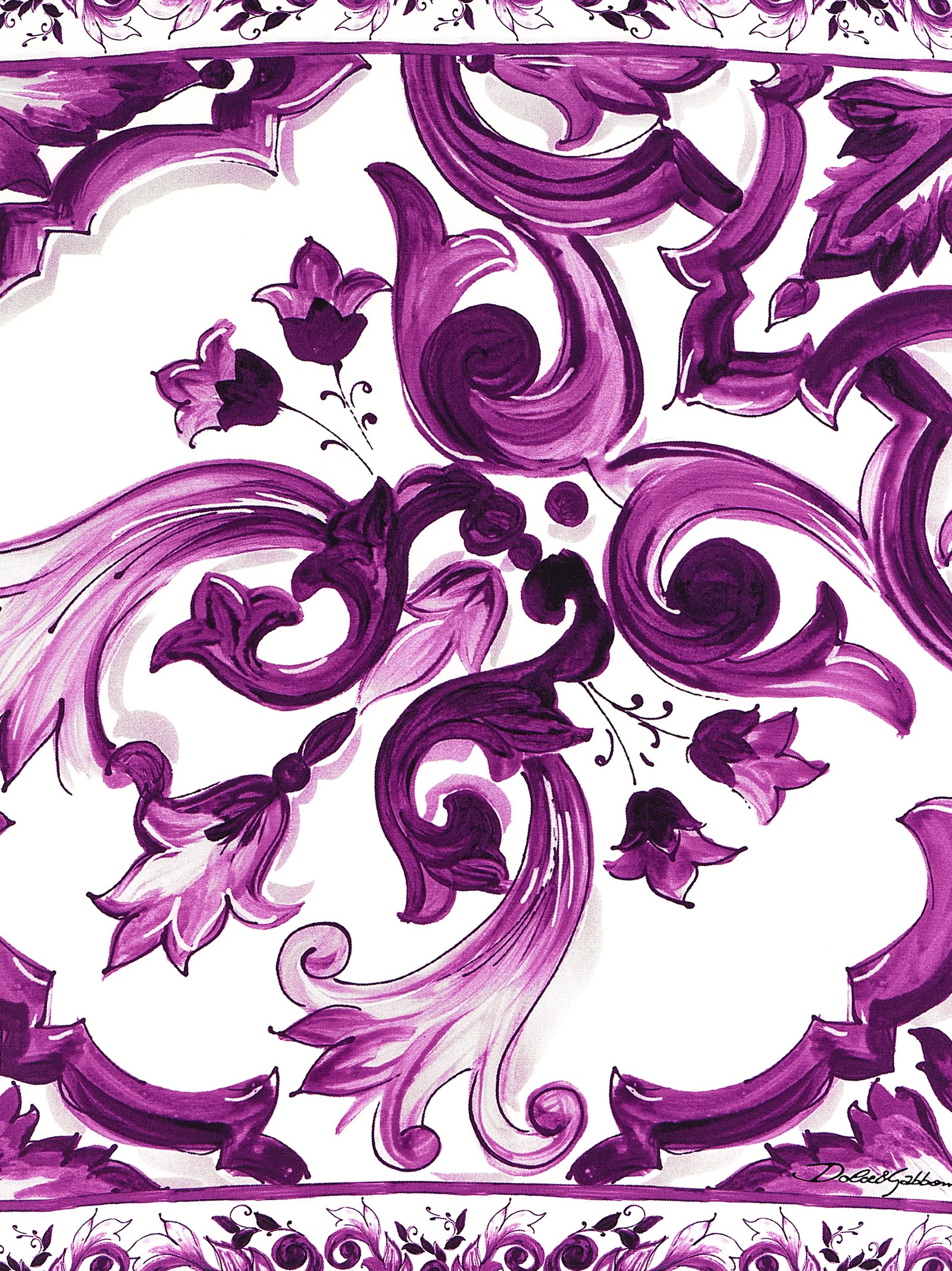 'Maiolica' print scarf FN093RGDAOYHP3OO (Dolce & Gabbana / スカーフ・マフラー ) | Dolce & Gabbana (ドルチェガッバーナ)(2)