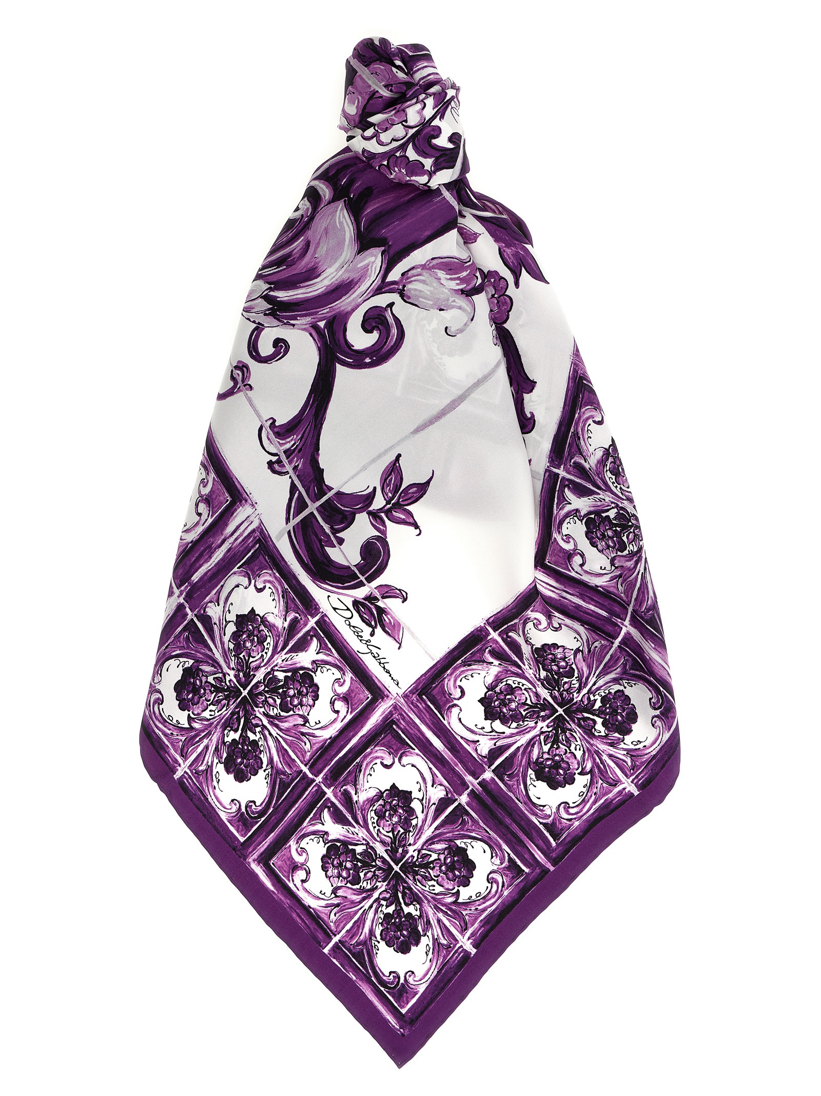 'Maiolica' print scarf FN090RGDAOZHP3OA (Dolce & Gabbana / スカーフ・マフラー ) | Dolce & Gabbana (ドルチェガッバーナ)