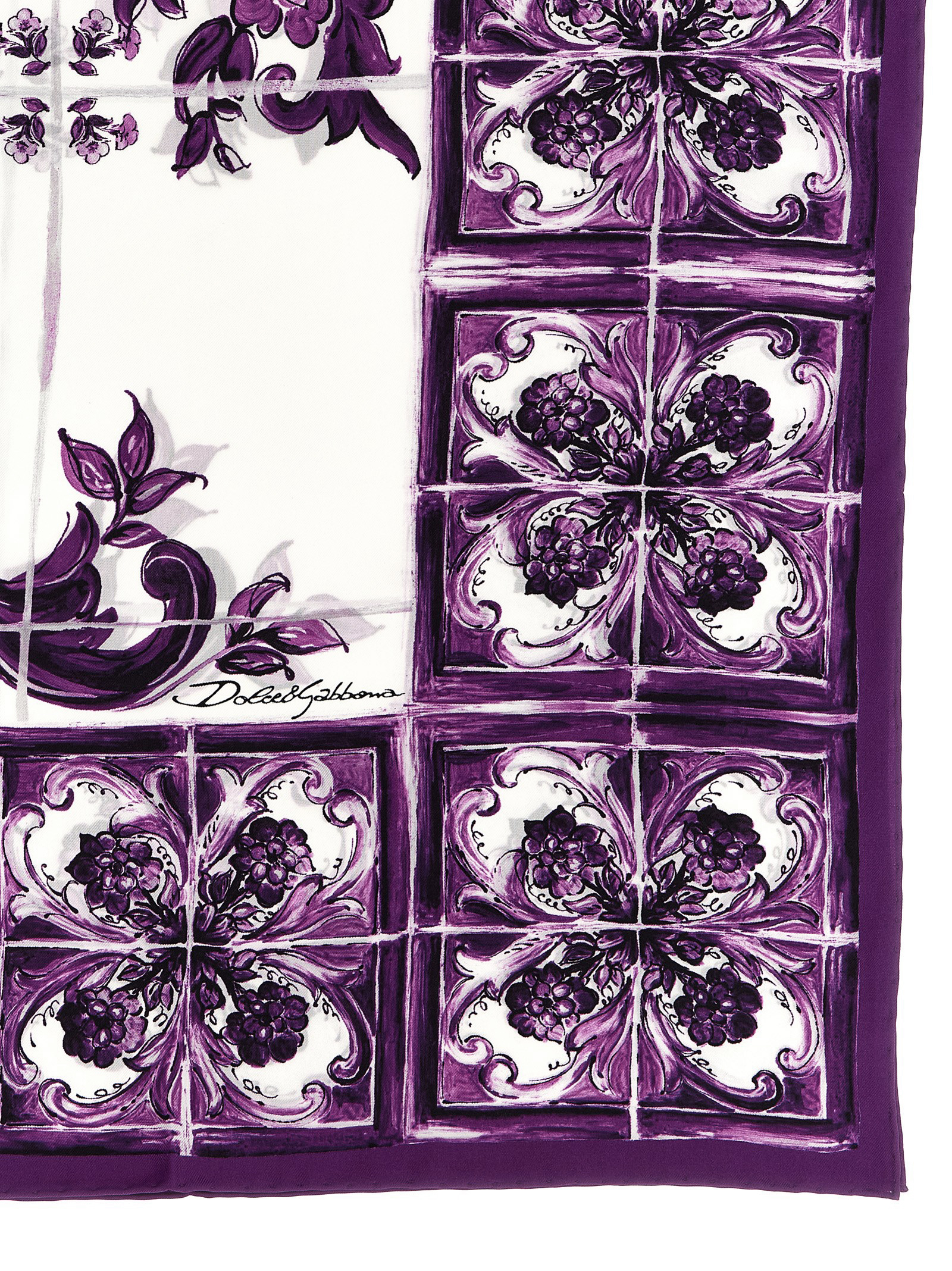 'Maiolica' print scarf FN090RGDAOZHP3OA (Dolce & Gabbana / スカーフ・マフラー ) | Dolce & Gabbana (ドルチェガッバーナ)(1)