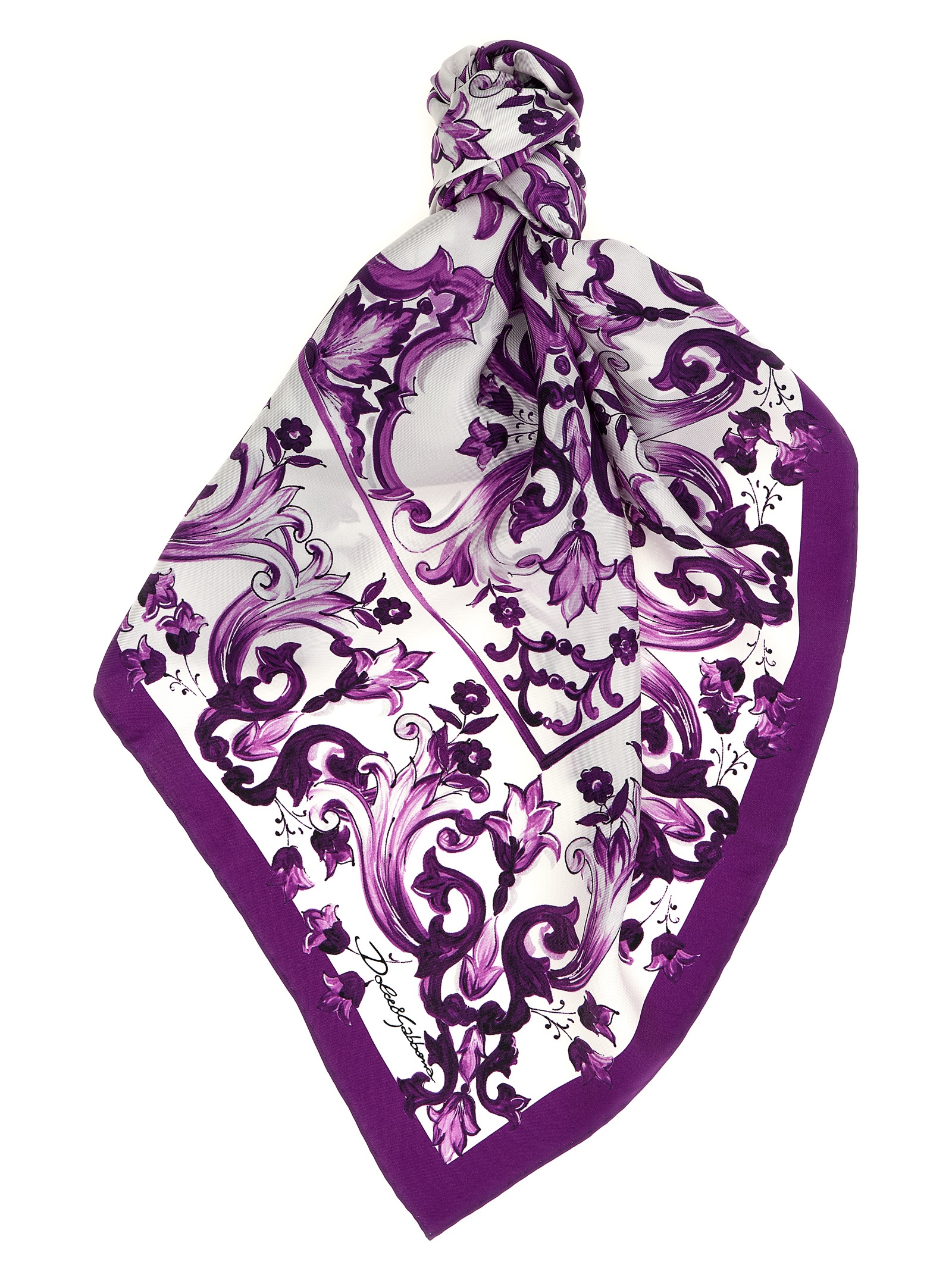 'Maiolica' print scarf FN092RGDAOYHP3ON (Dolce & Gabbana / スカーフ・マフラー ) | Dolce & Gabbana (ドルチェガッバーナ)