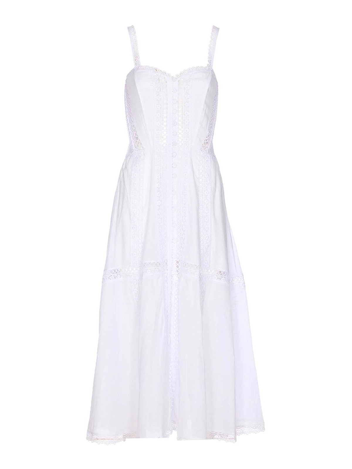 Dafelle Dress 251620WHITE (CHARO RUIZ IBIZA / ワンピース・ドレス・オールインワン ) | CHARO RUIZ IBIZA (チャロ ルイス イビサ)