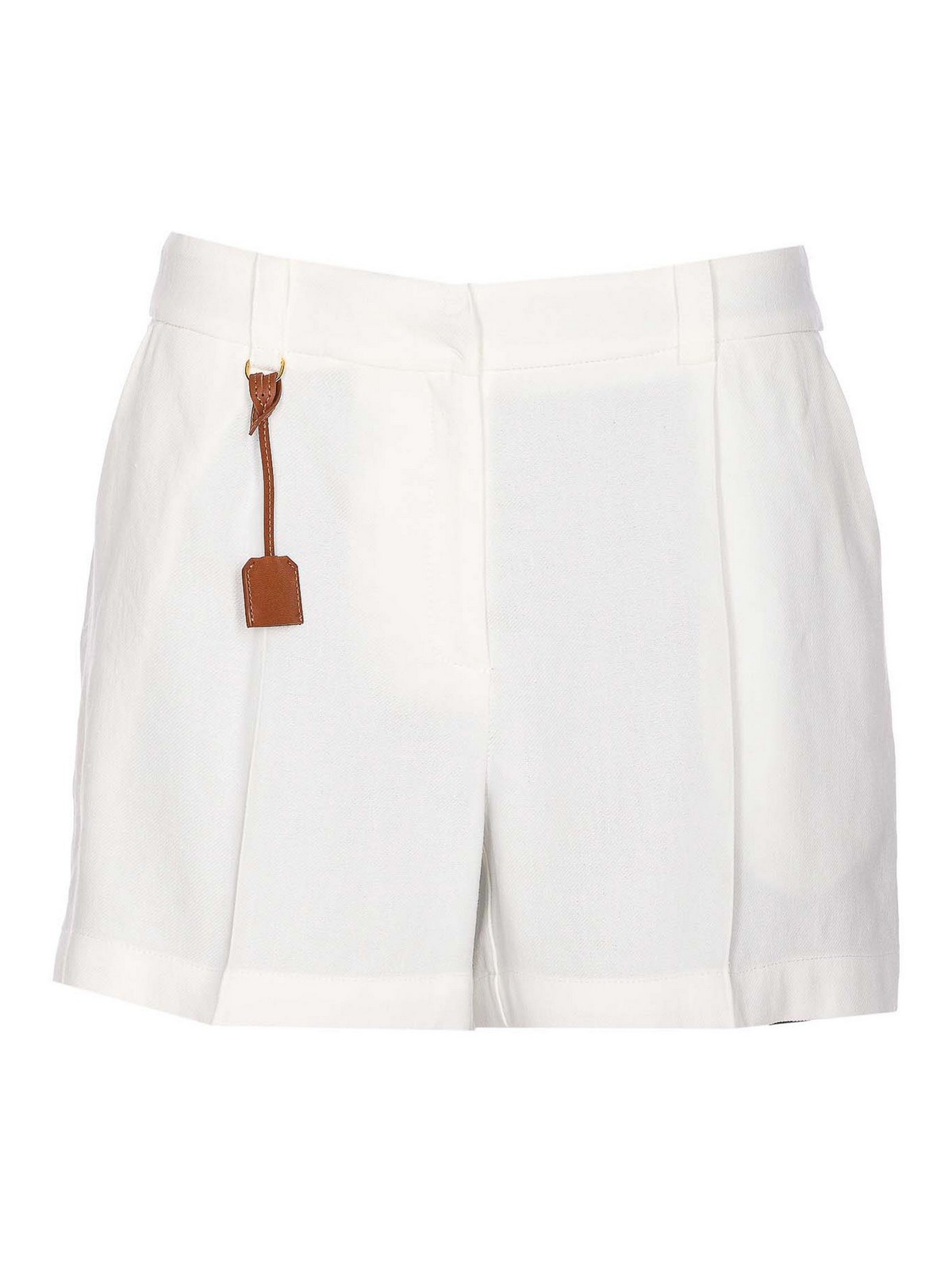 White Shorts SH01252E2360 (Elisabetta Franchi / ショートパンツ ) | Elisabetta Franchi (エリザベッタ フランキ)