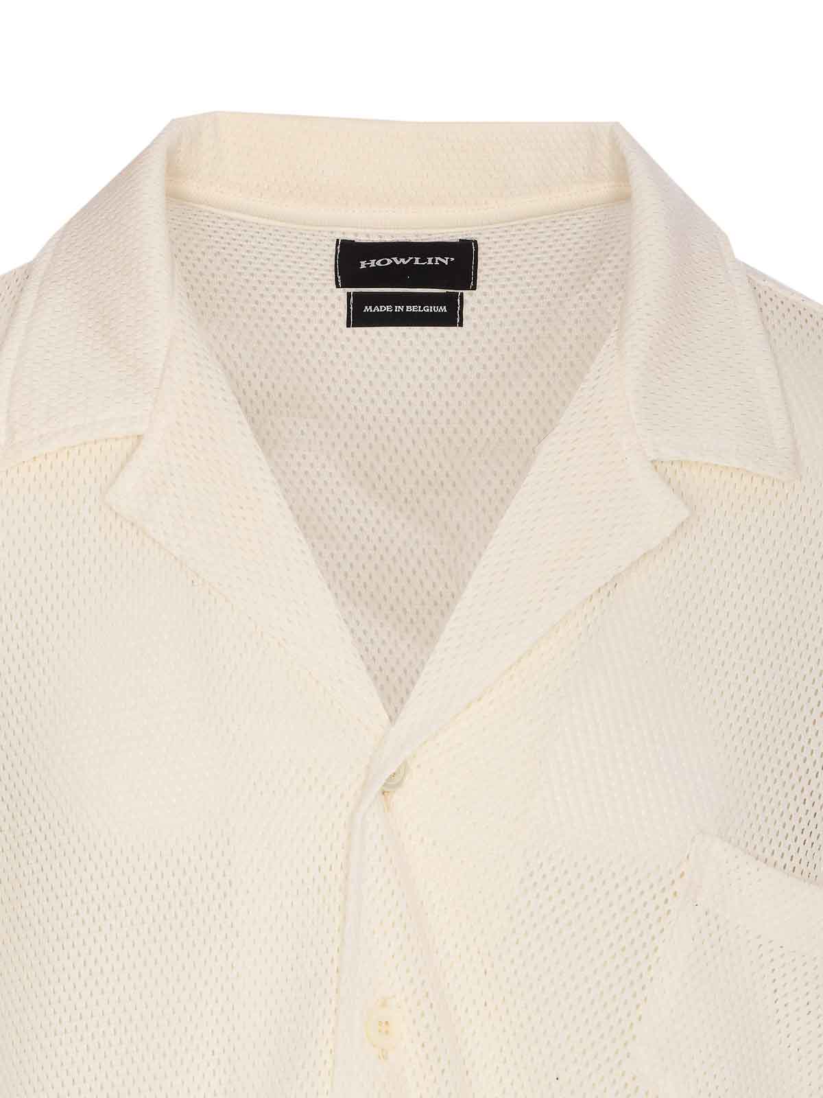 White Bass Shirt BASSCULTUREMESHECRU (HOWLIN' / シャツ・ブラウス ) | HOWLIN' (ハウリン)(3)