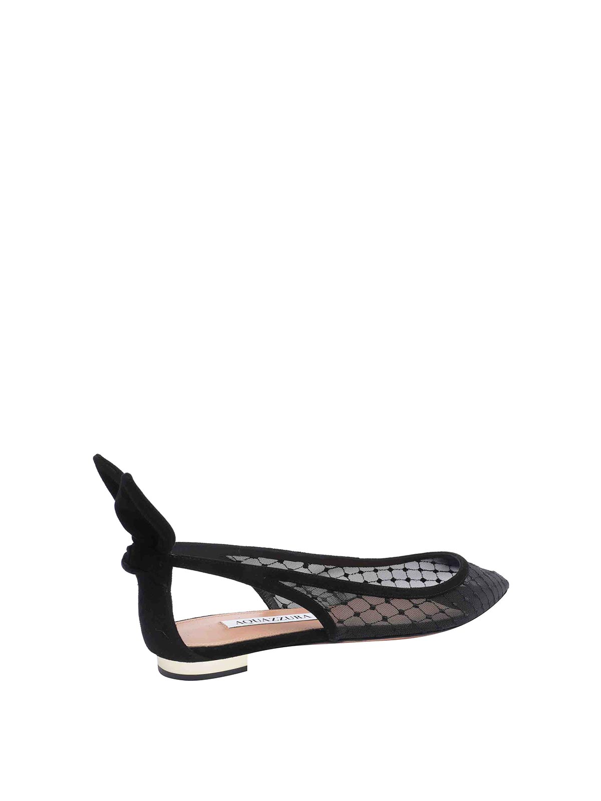 Black Bow Tie Net Ballets DNNFLAA0FMS000 (AQUAZZURA / フラットシューズ ) | AQUAZZURA (アクアズーラ)(2)