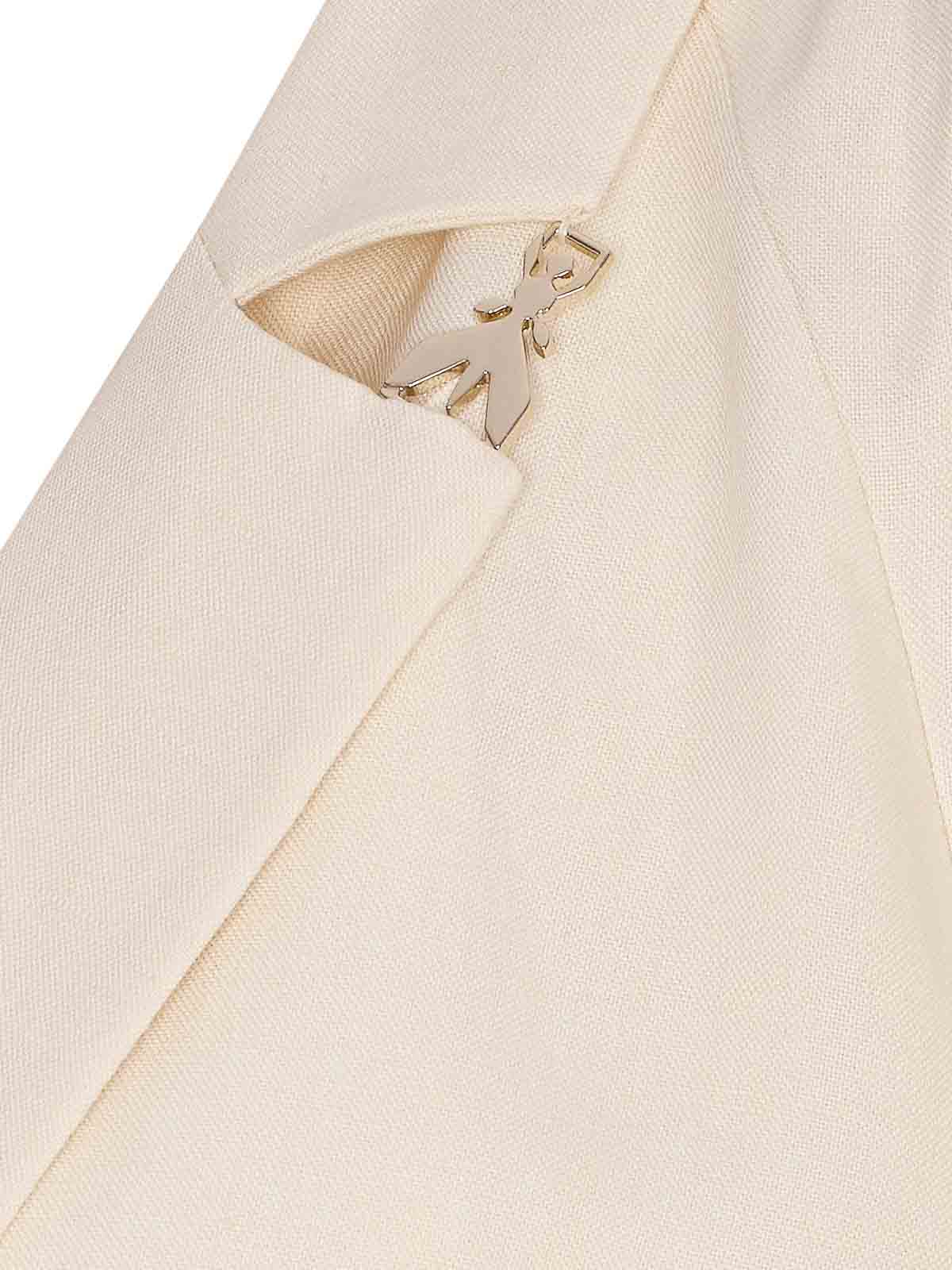 Ivory Jacket With Frontal Buttons Closure 2S1524A052B823 (PATRIZIA PEPE / ブレザー・ジャケット ) | PATRIZIA PEPE (パトリツィア ペペ)(2)