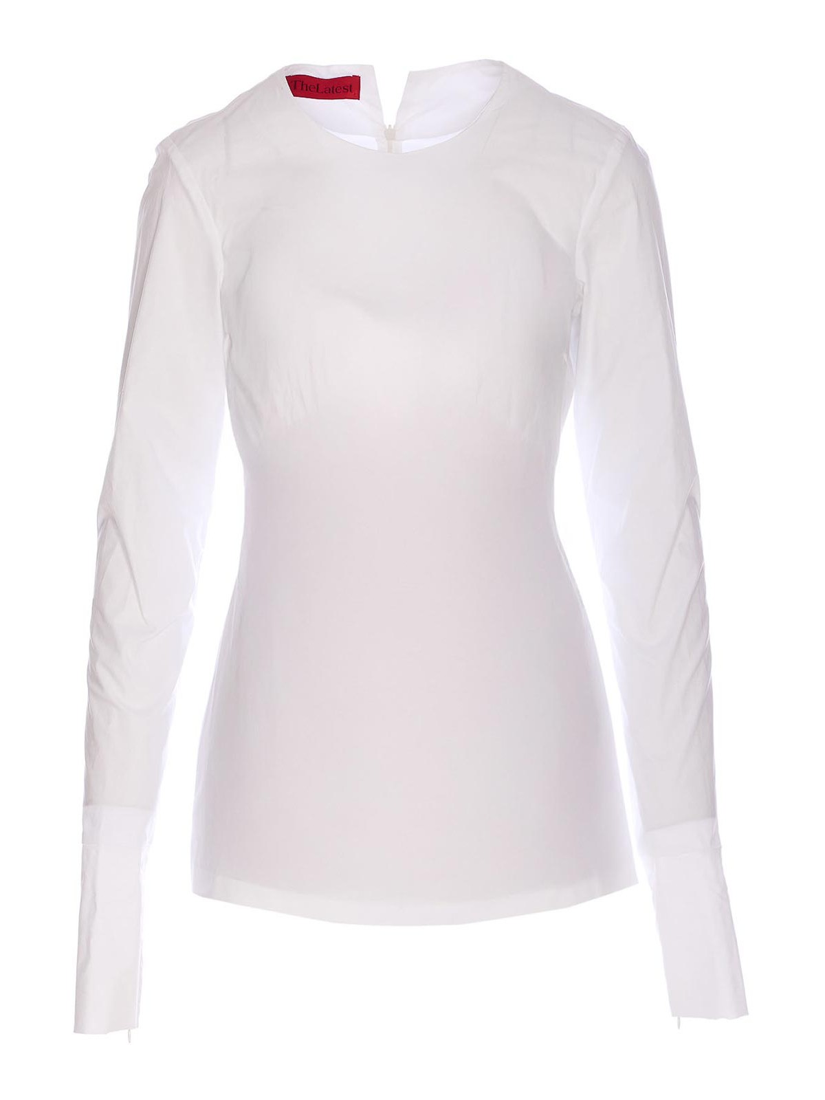 White Terry Long Sleeves Shirt 4000T0195T0001 (TheLatest / シャツ・ブラウス ) | TheLatest (ザレイテスト)