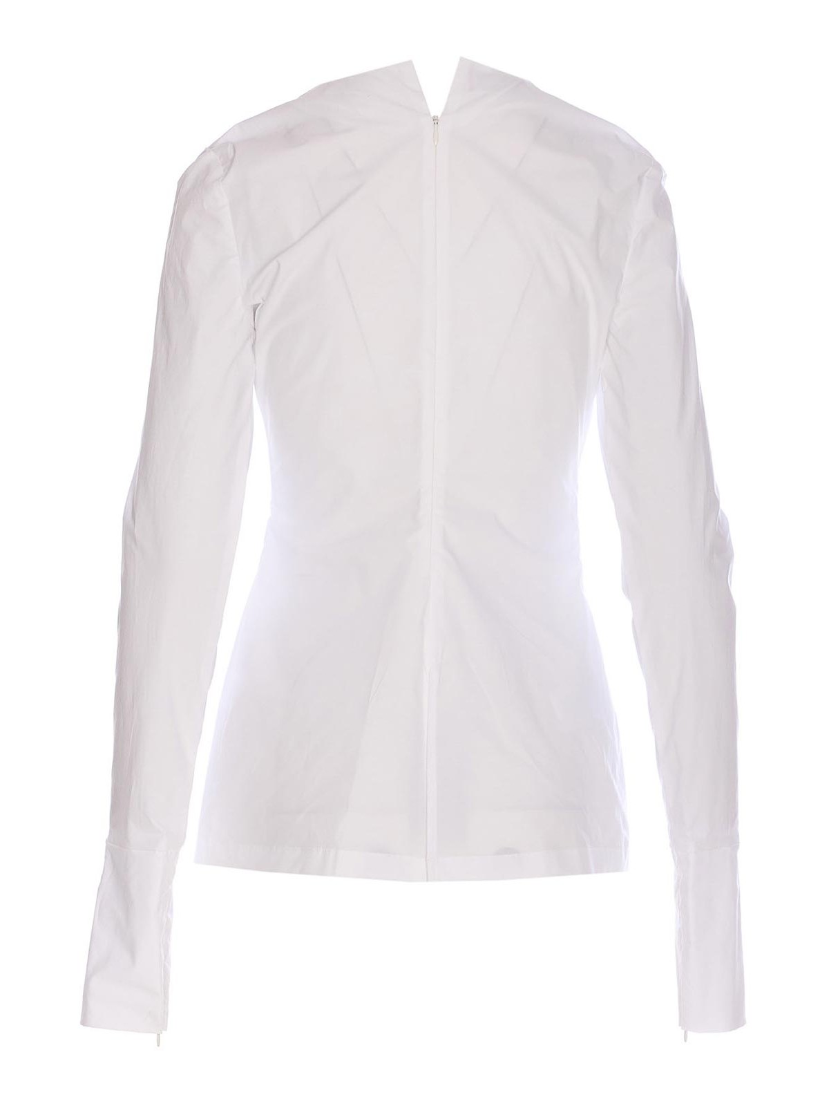 White Terry Long Sleeves Shirt 4000T0195T0001 (TheLatest / シャツ・ブラウス ) | TheLatest (ザレイテスト)(1)