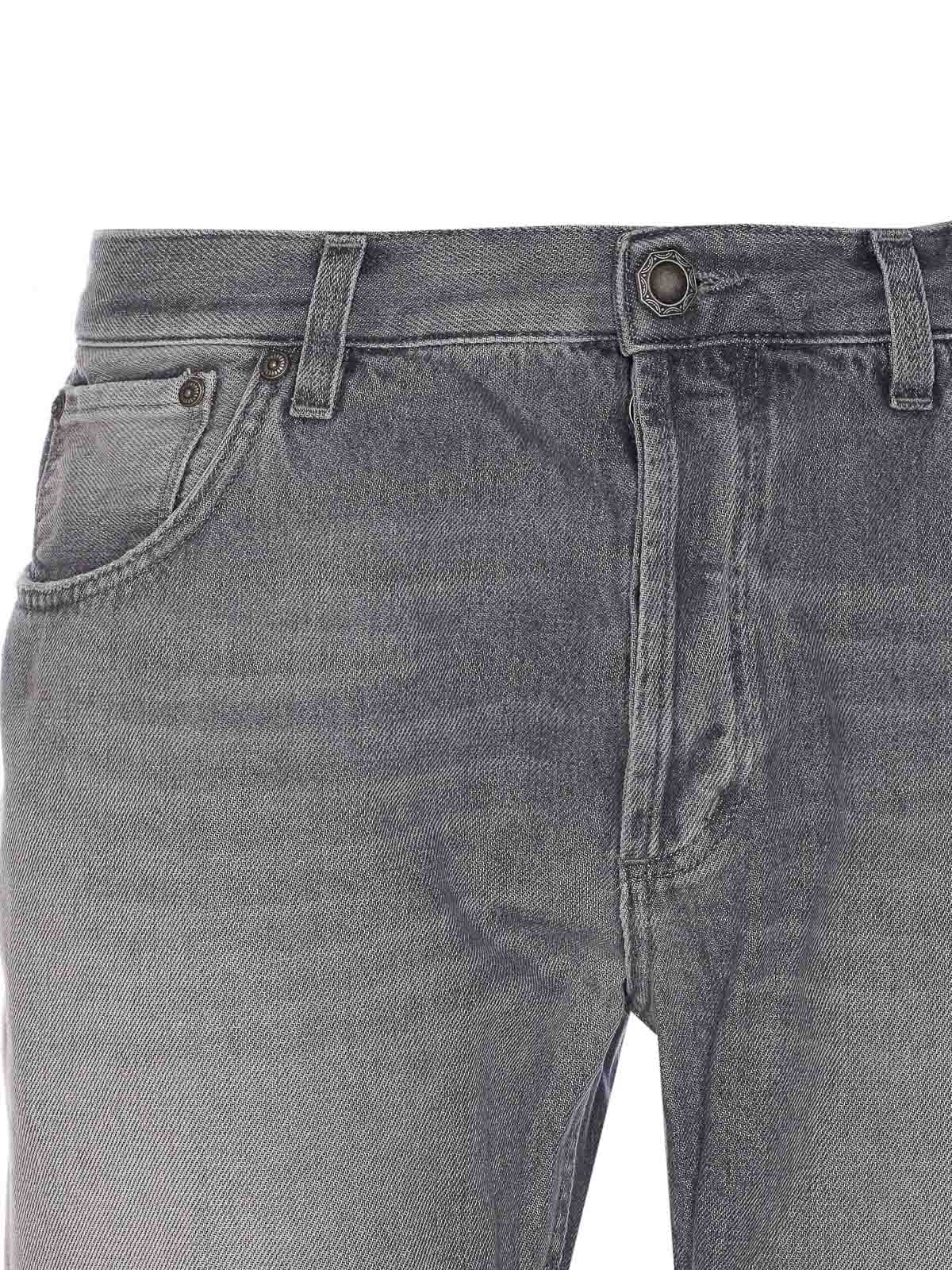 Grey Brighton Jeans With Buttons Closure UP434DF0277IR1W900 (DONDUP / ジーンズ ) | DONDUP (ドンダップ)(3)