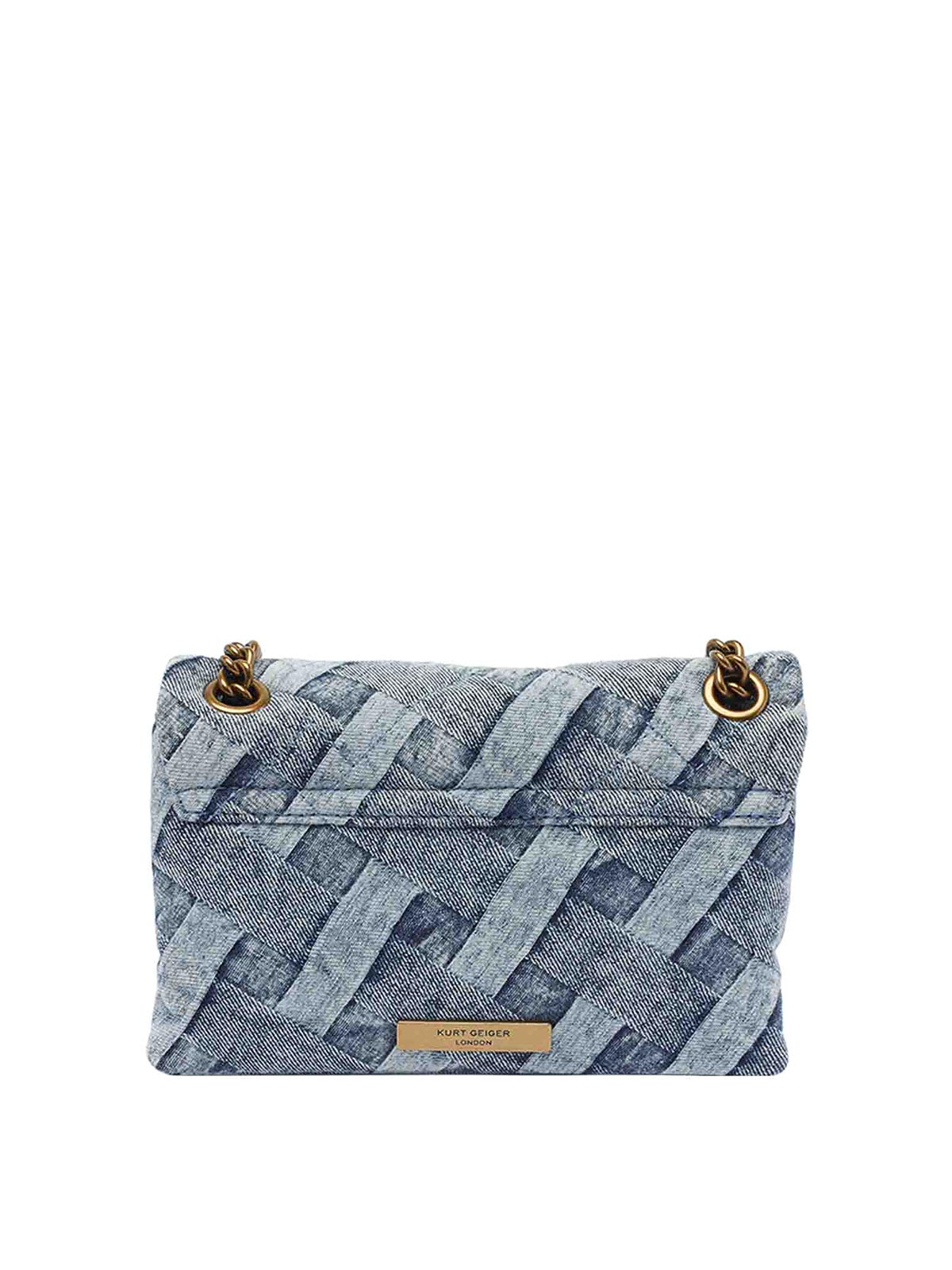 Mini Kensington Crossbody Bag 8885588669DENIM (KURT GEIGER / ハンドバッグ・ショルダーバッグ ) | KURT GEIGER (カートガイガー)(2)