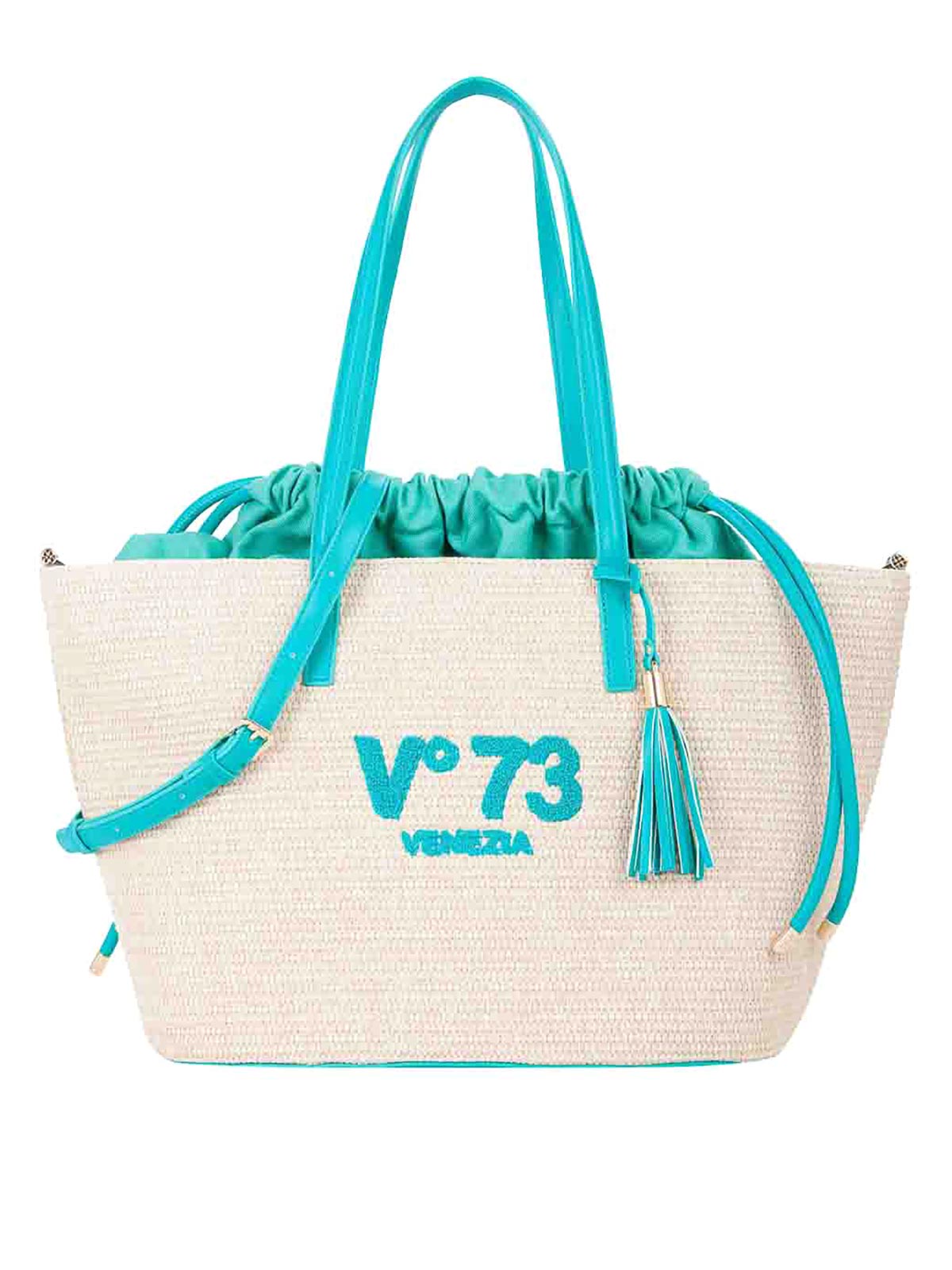 Inge Shopping Bag 73BS8VL01OFFWHITESMERALDO (V°73 / トートバッグ ) | V°73 (ヴィ セッタンタトレ)