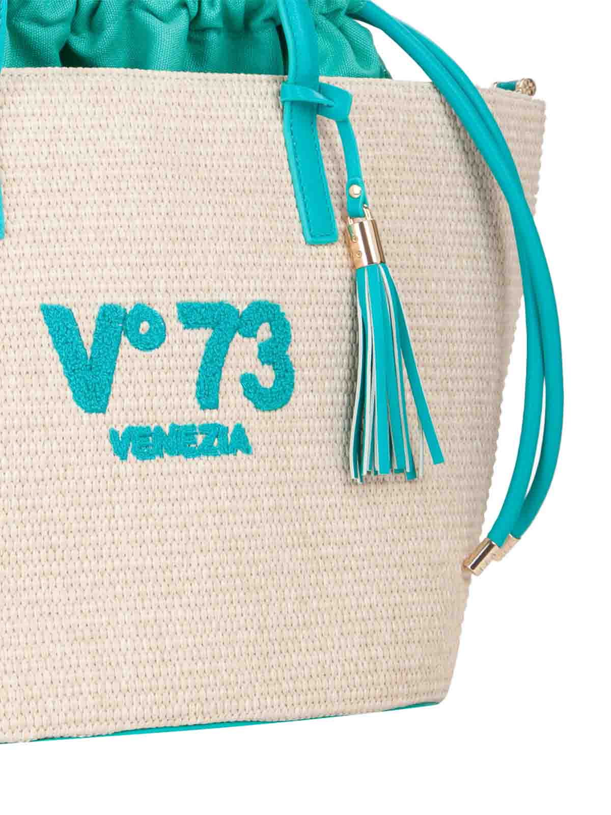 Inge Shopping Bag 73BS8VL01OFFWHITESMERALDO (V°73 / トートバッグ ) | V°73 (ヴィ セッタンタトレ)(2)