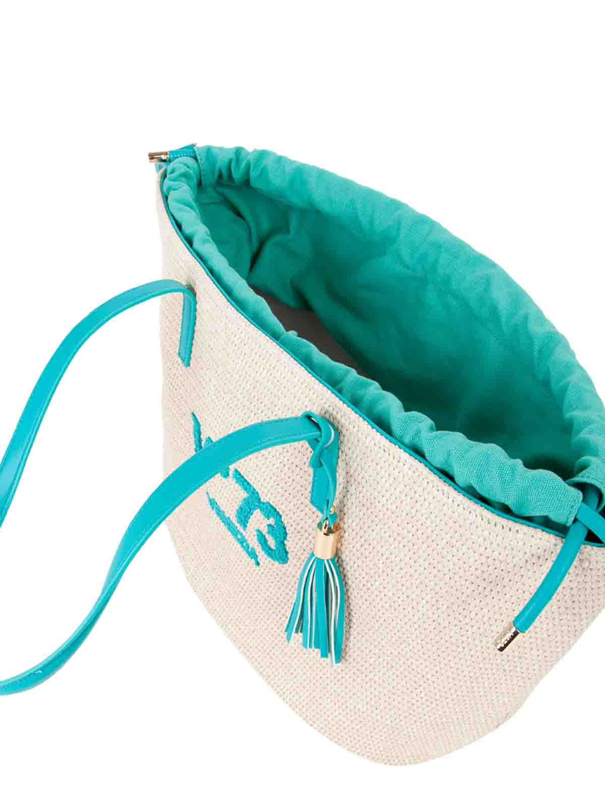 Inge Shopping Bag 73BS8VL01OFFWHITESMERALDO (V°73 / トートバッグ ) | V°73 (ヴィ セッタンタトレ)(3)