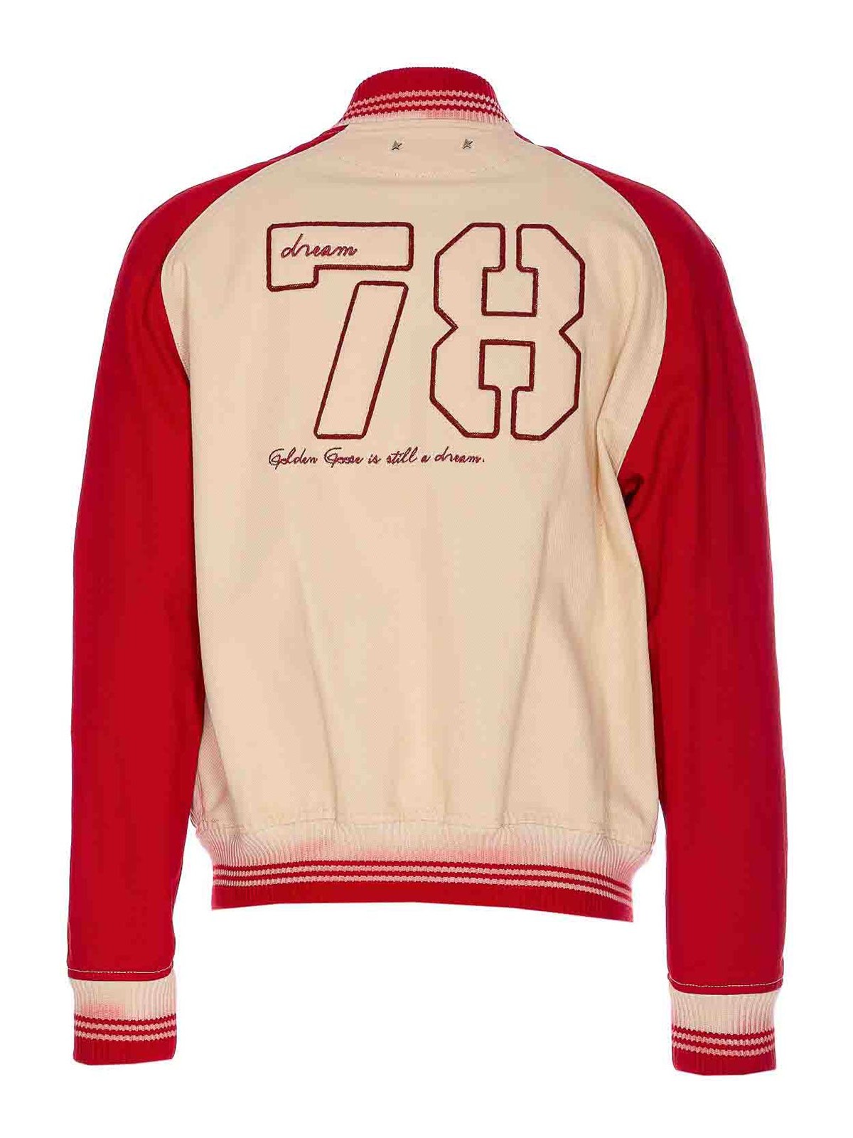 White And Red Jacket With Buttons Closure GMP02128P00185615722 (Golden Goose / カジュアルジャケット ) | Golden Goose (ゴールデングース)(1)