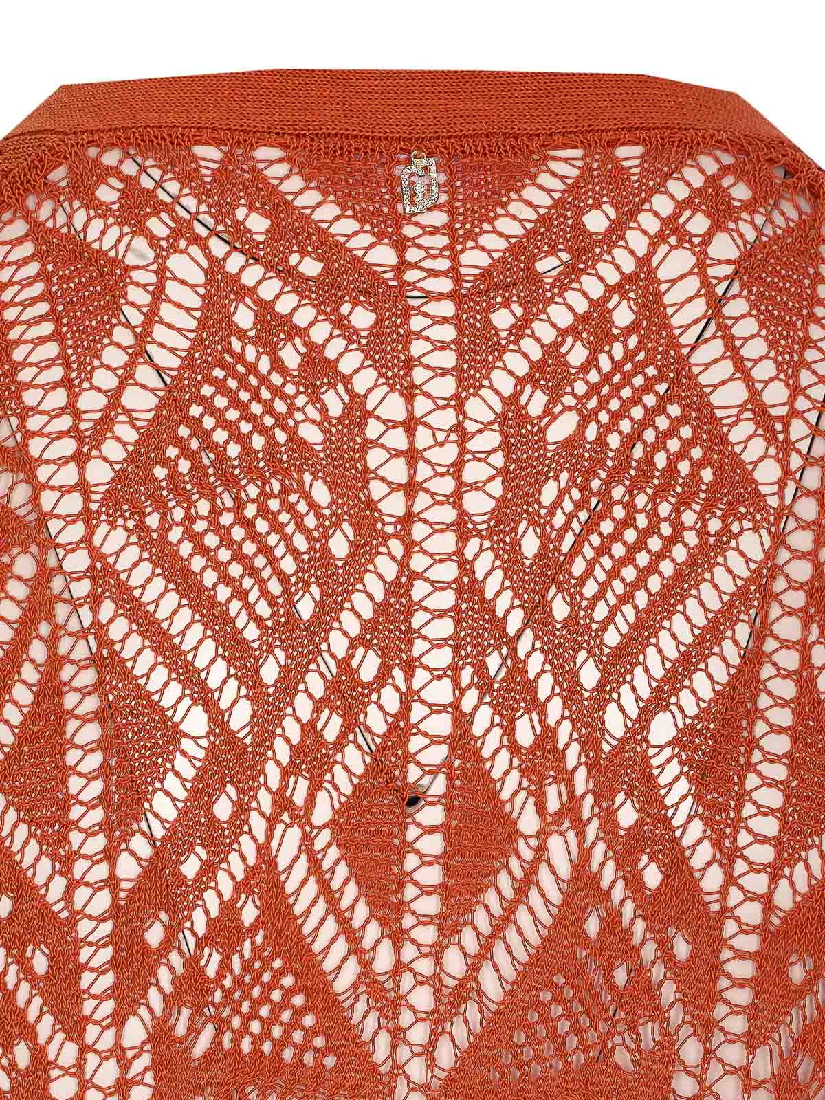 Orange Knitted Long Cardigan WA5214MS00771446 (LIU•JO / ニット・セーター・カーディガン ) | LIU•JO (リュー・ジョー)(2)