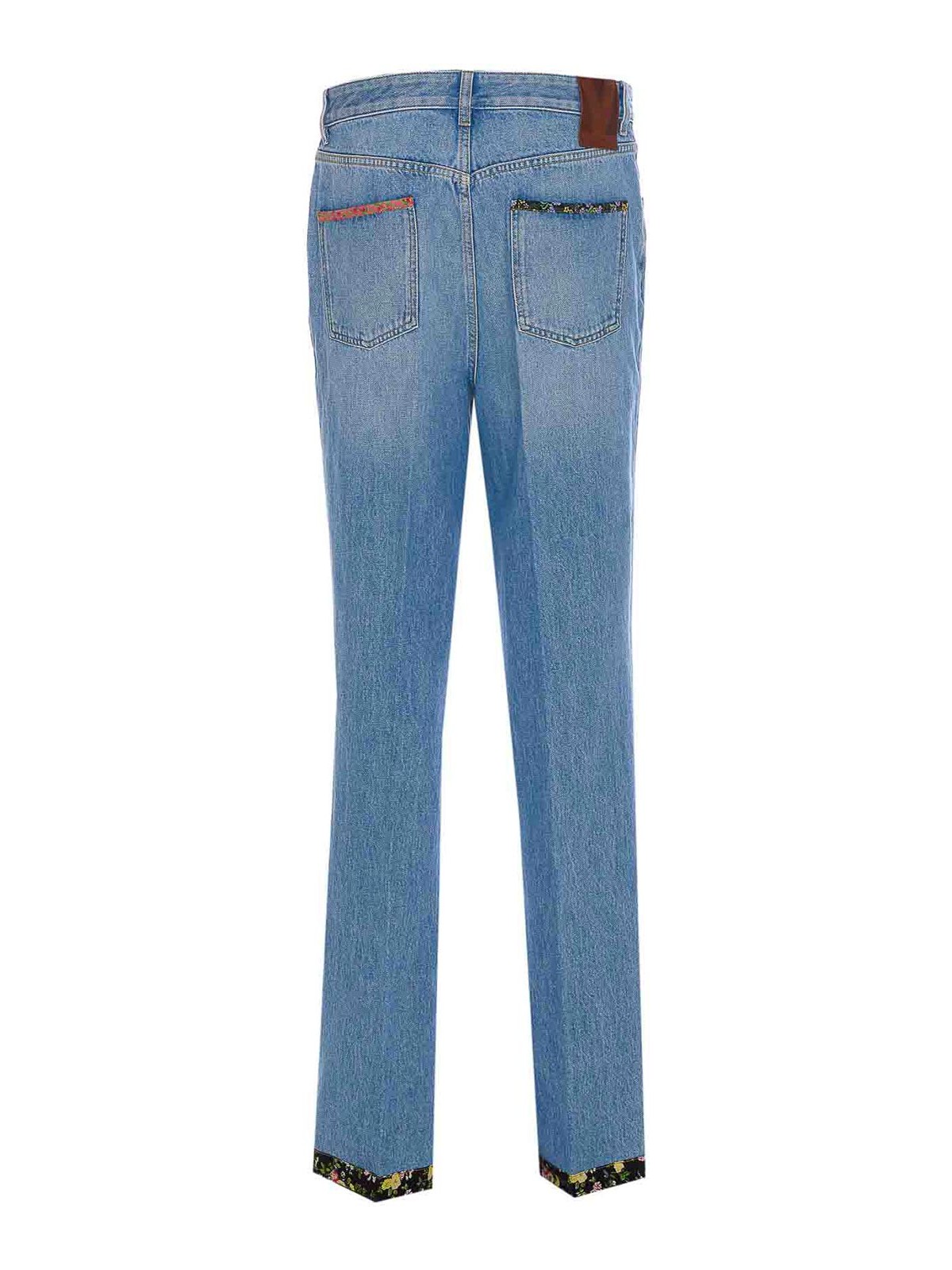 Floral Print Hem Denim Trousers DE06MAUY508 (Valentino Garavani / ジーンズ ) | Valentino Garavani (ヴァレンティノ)(3)