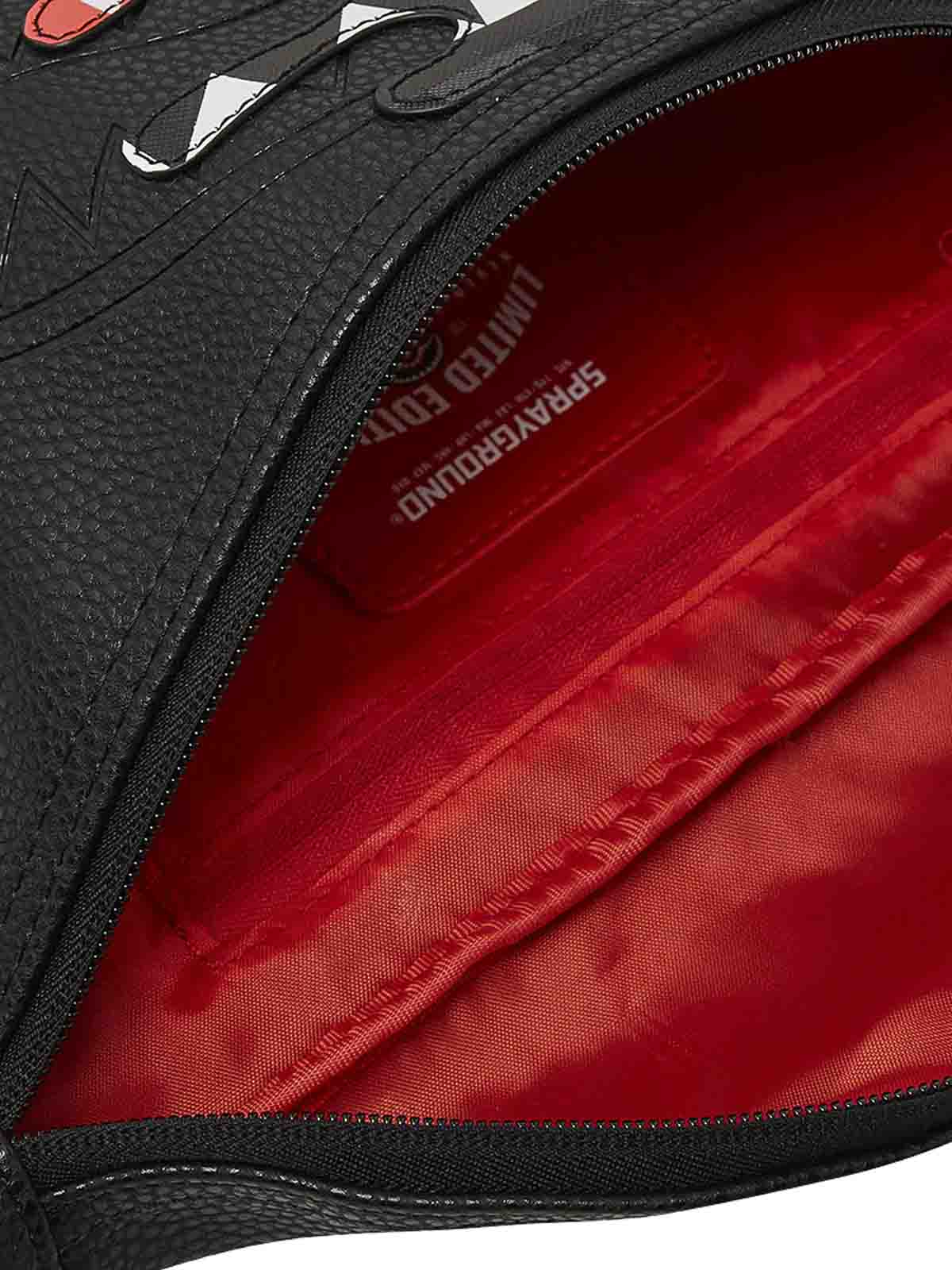 Black Unfinished Shark Belt Bag B7484UNFINISHEDSHARK (SPRAYGROUND / ボディ・ベルトバッグ ) | SPRAYGROUND (スプレーグラウンド)(2)