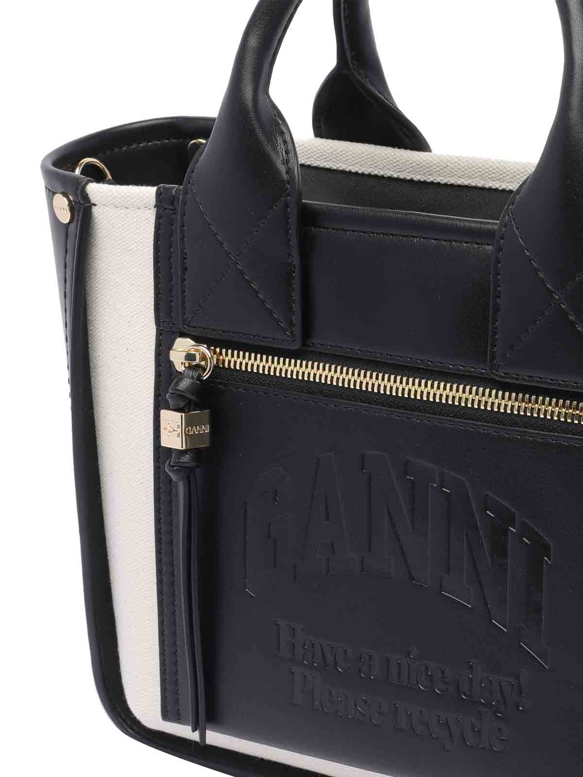 Black Small Pocket Tote Bag A6795099 (GANNI / トートバッグ ) | GANNI (ガニー)(3)