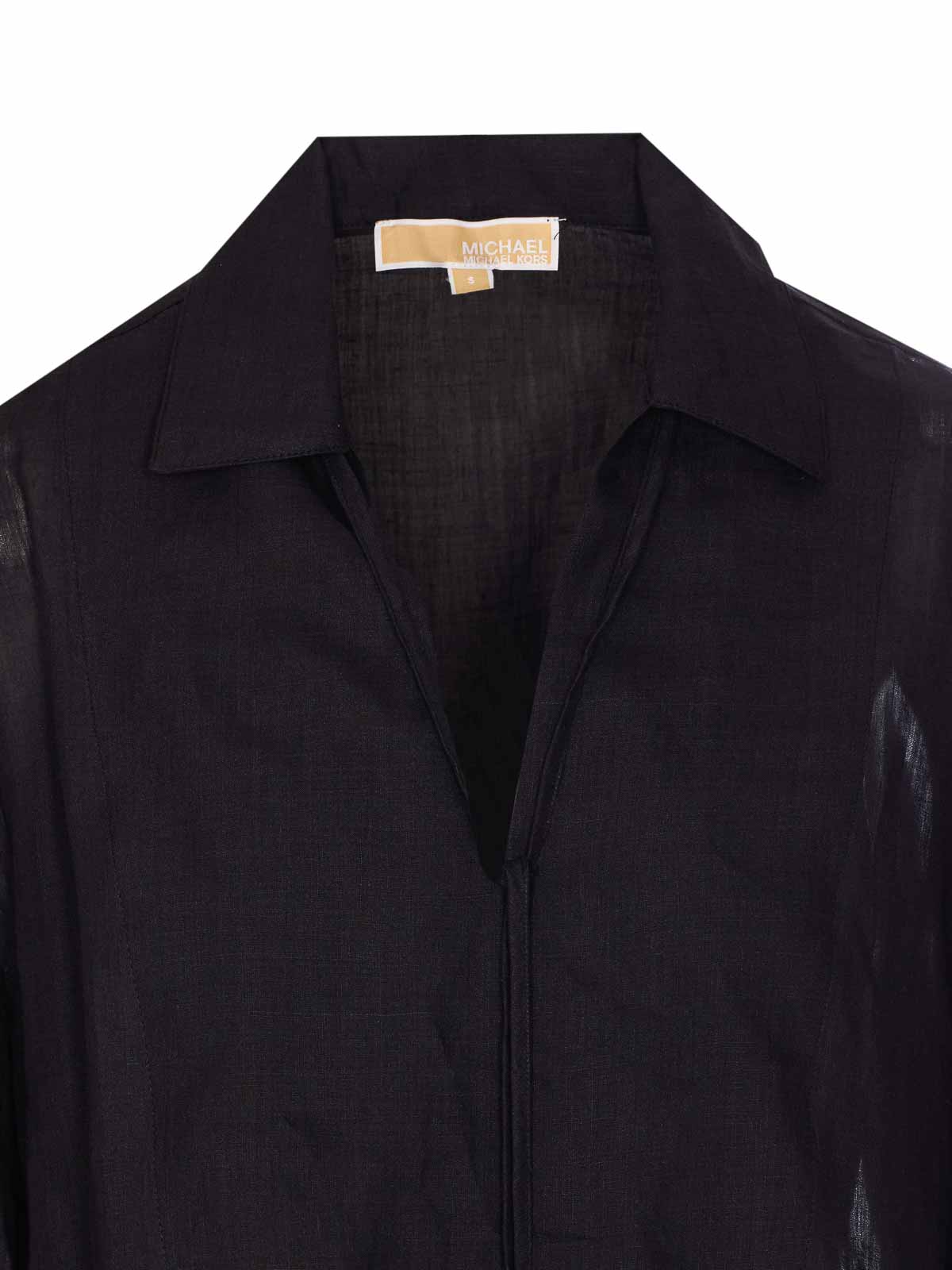 Black Shirt MS540SPH7A001 (MICHAEL MICHAEL KORS / シャツ・ブラウス ) | MICHAEL MICHAEL KORS (マイケル・マイケル・コース)(3)