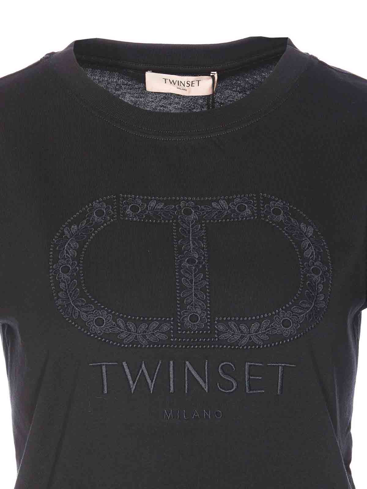 Logo T-Shirt 251TP207200006 (TWINSET / Tシャツ・カットソー ) | TWINSET (ツインセット)(3)