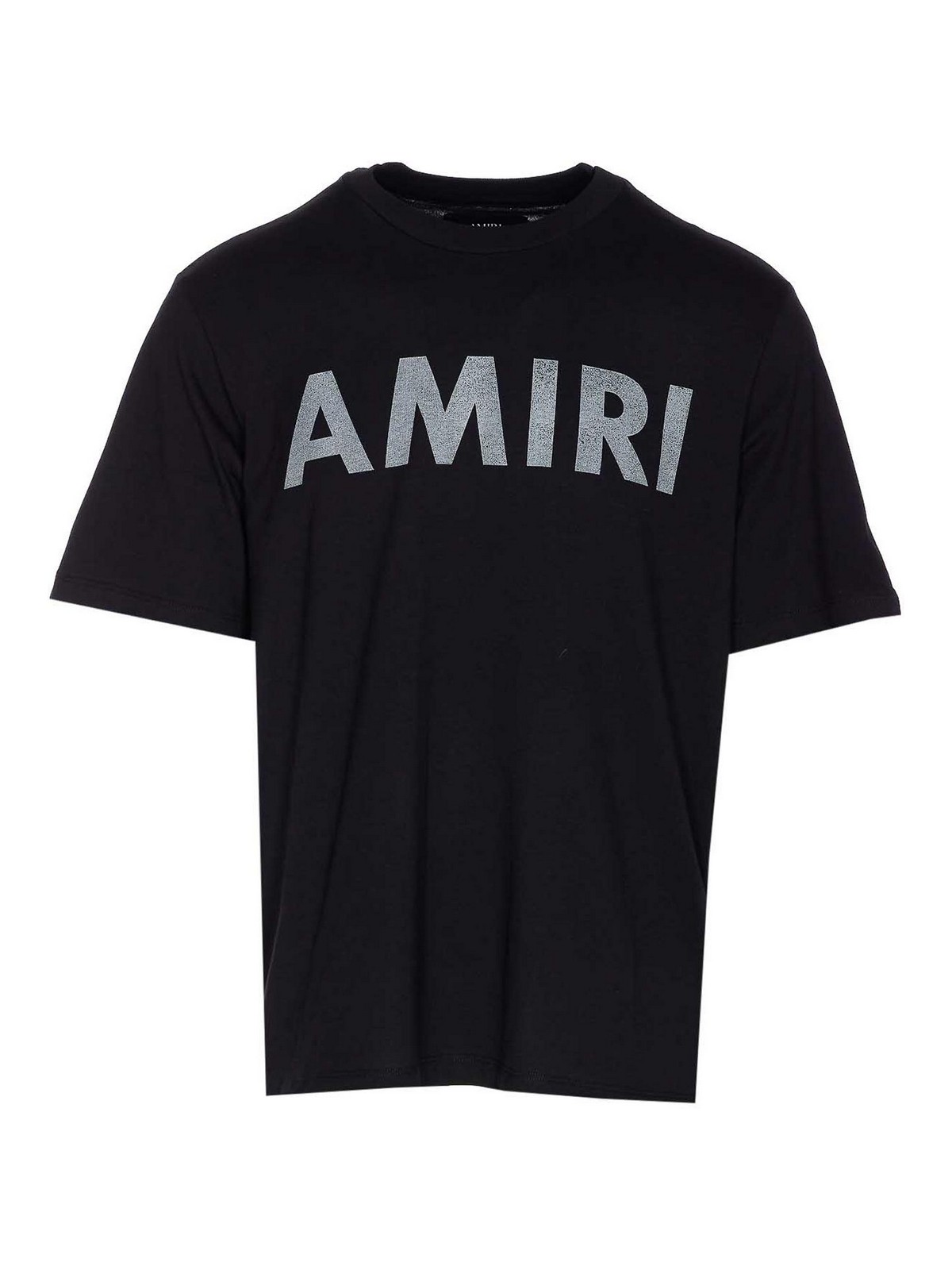 AMIRI アミリ Tシャツ・カットソー 黒 L 3365225A0002 AMIRI アミリ フロントロゴプリント半袖Tシャツ カットソー