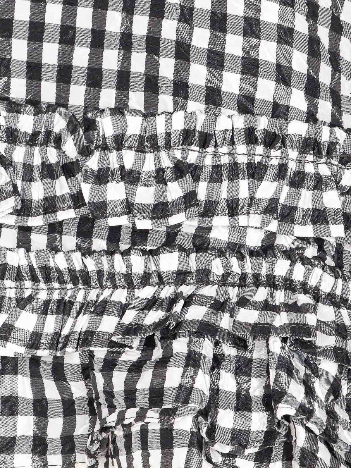 White And Black Check Top W0594099 (GANNI / タンクトップ・キャミソール ) | GANNI (ガニー)(2)