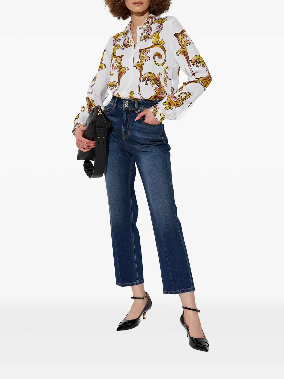Barocco Shirt 78HAL2P1NS634G03 (VERSACE JEANS COUTURE / シャツ・ブラウス ) | VERSACE JEANS COUTURE (ヴェルサーチェ ジーンズ クチュール)(1)