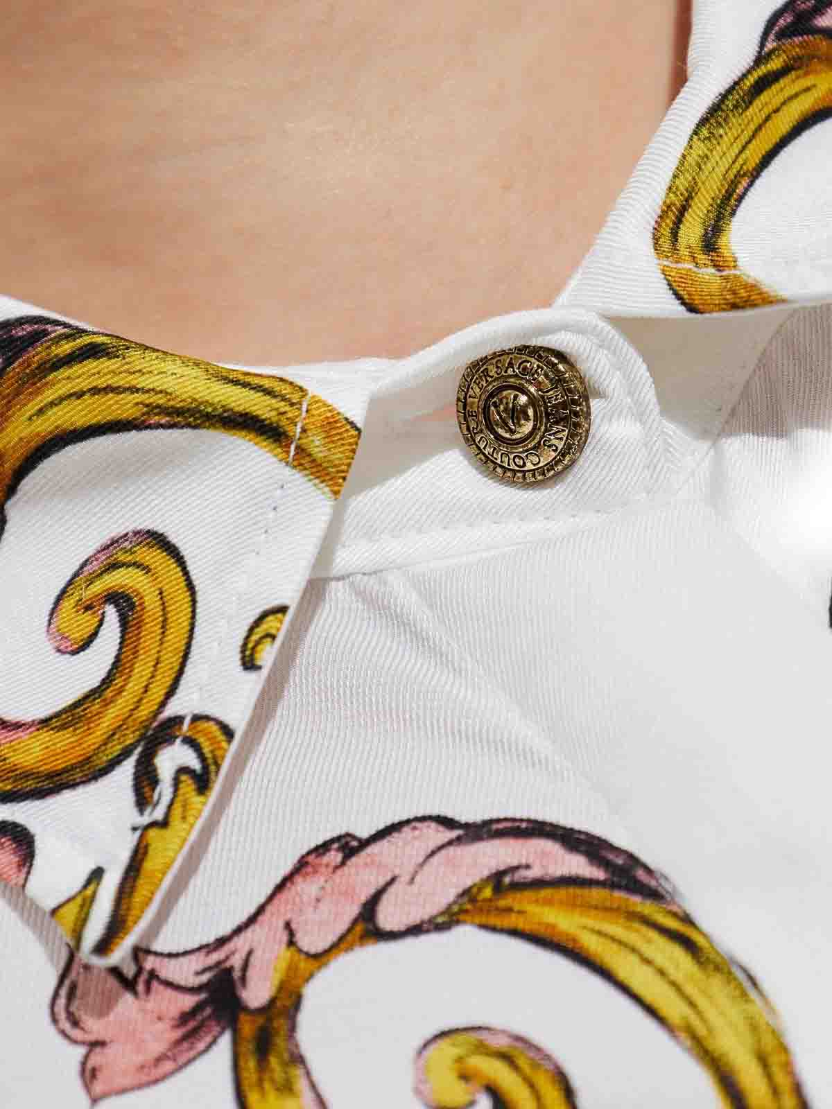Barocco Shirt 78HAL2P1NS634G03 (VERSACE JEANS COUTURE / シャツ・ブラウス ) | VERSACE JEANS COUTURE (ヴェルサーチェ ジーンズ クチュール)(4)