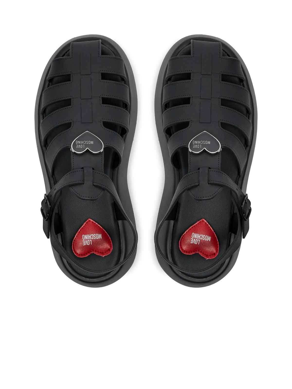 Sandals JA16247I0II38000 (LOVE MOSCHINO / サンダル ) | LOVE MOSCHINO (ラブ モスキーノ)(2)