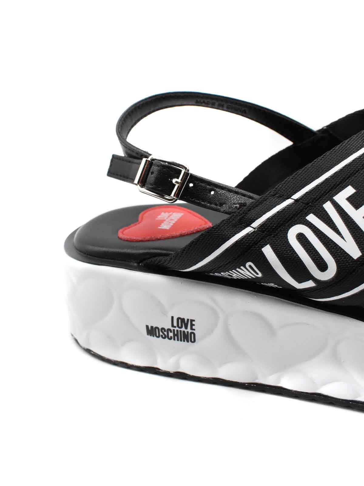 Sandals JA16315I0IIX300A (LOVE MOSCHINO / サンダル ) | LOVE MOSCHINO (ラブ モスキーノ)(2)